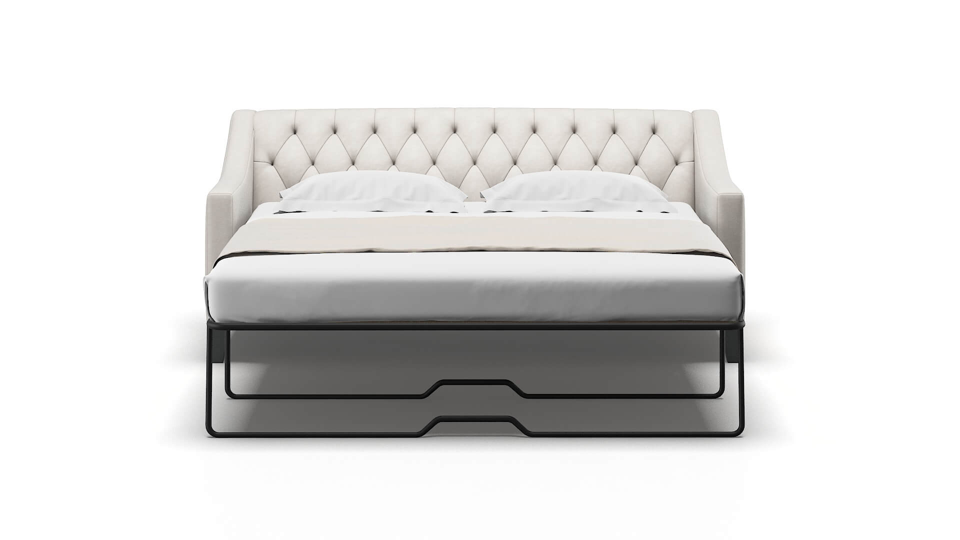 Seville Noble Grey Sofa Sleeper Espresso legs 1