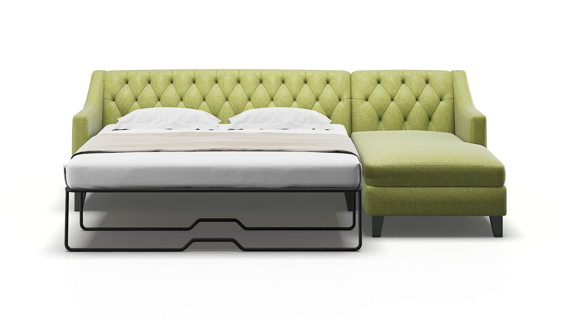 Seville Notion Appletini Panel Sleeper Espresso legs 1