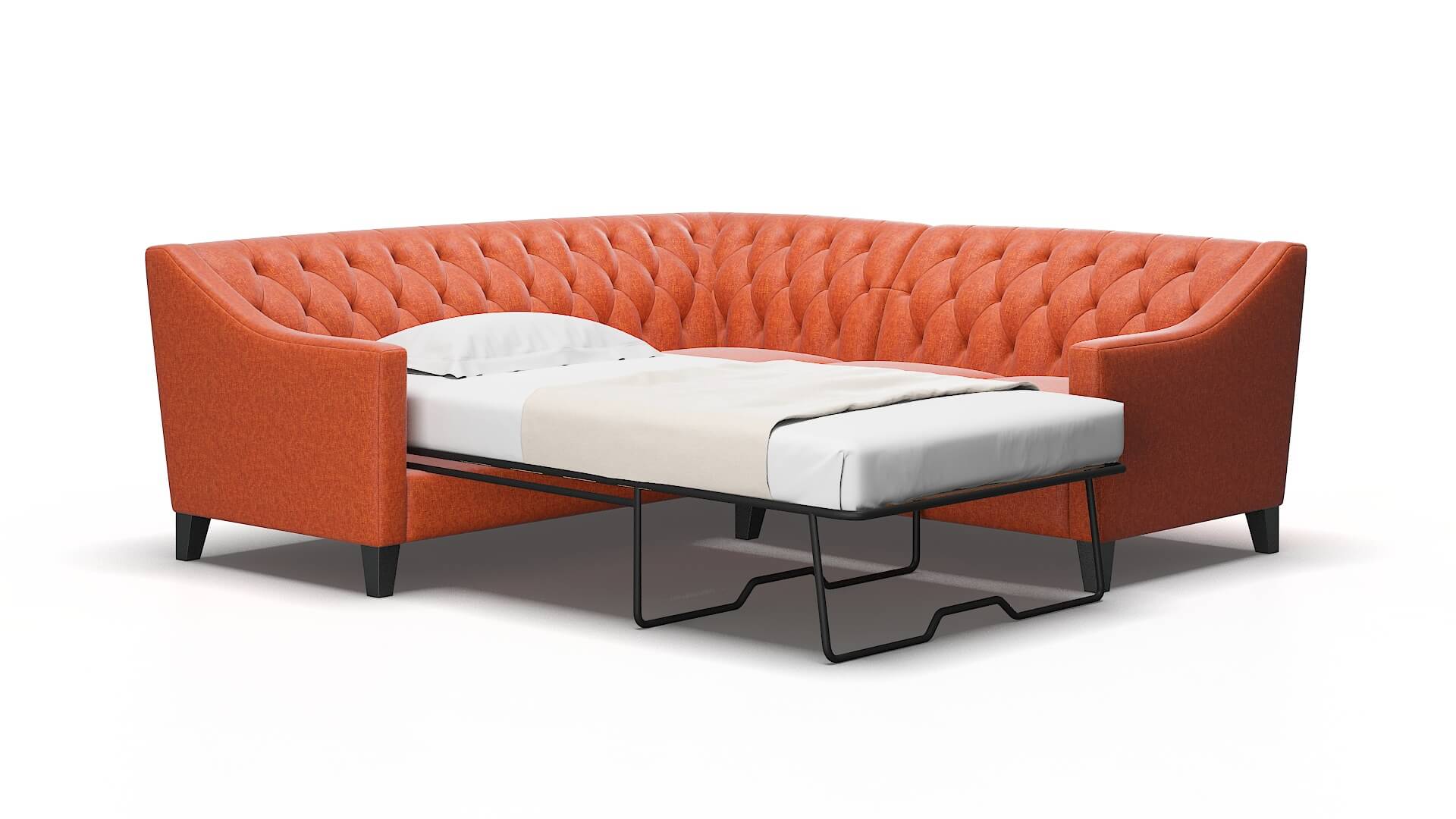 Seville Notion Tang Sectional Sleeper espresso legs 2