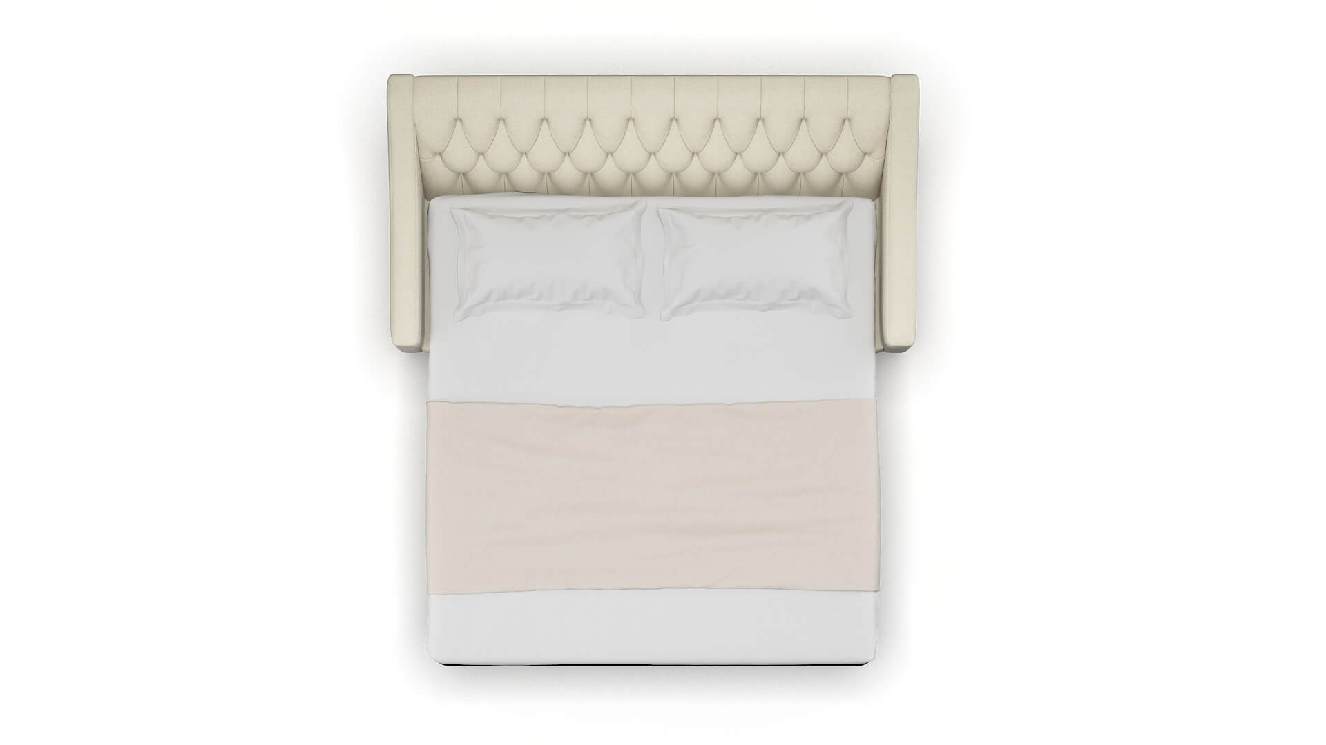 Seville Phoenix Ivory Sofa Sleeper Espresso legs 3