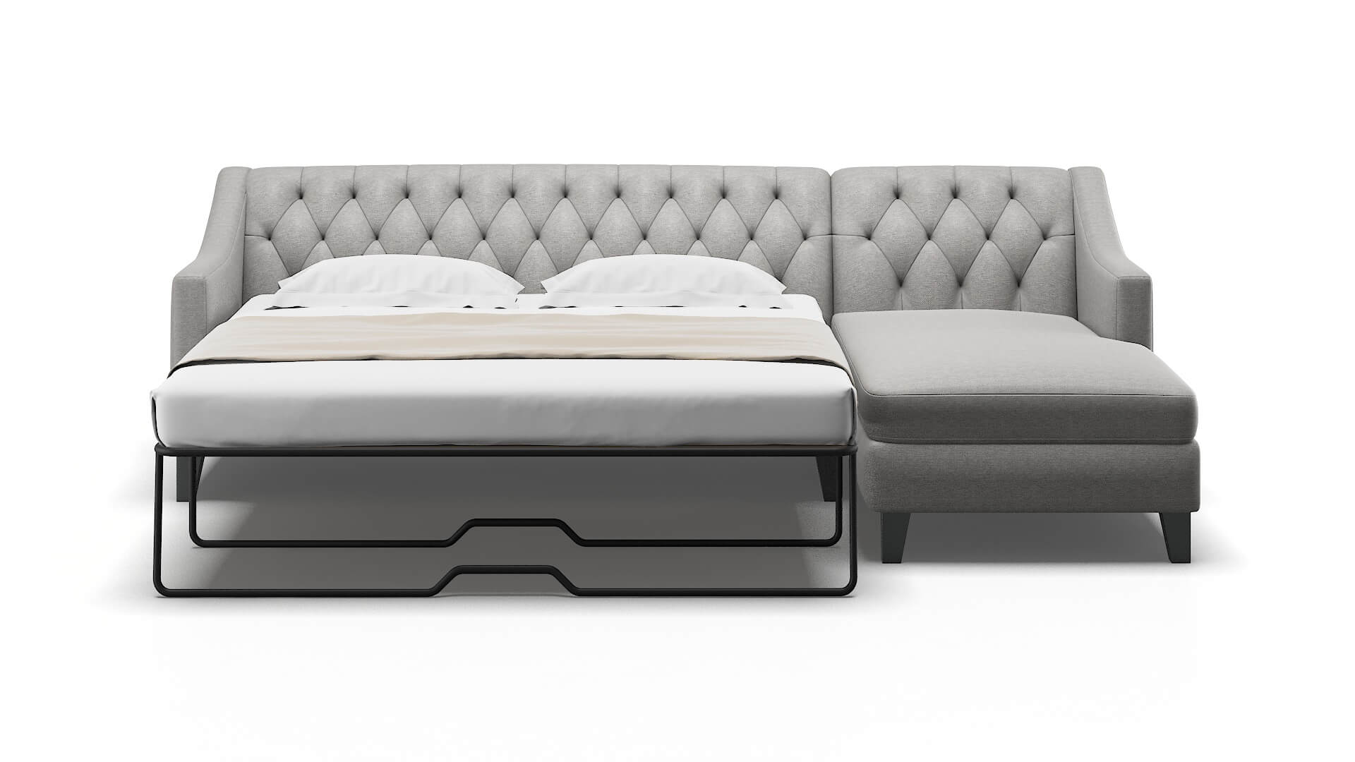 Seville Phoenix Smoke Panel Sleeper Espresso legs 1