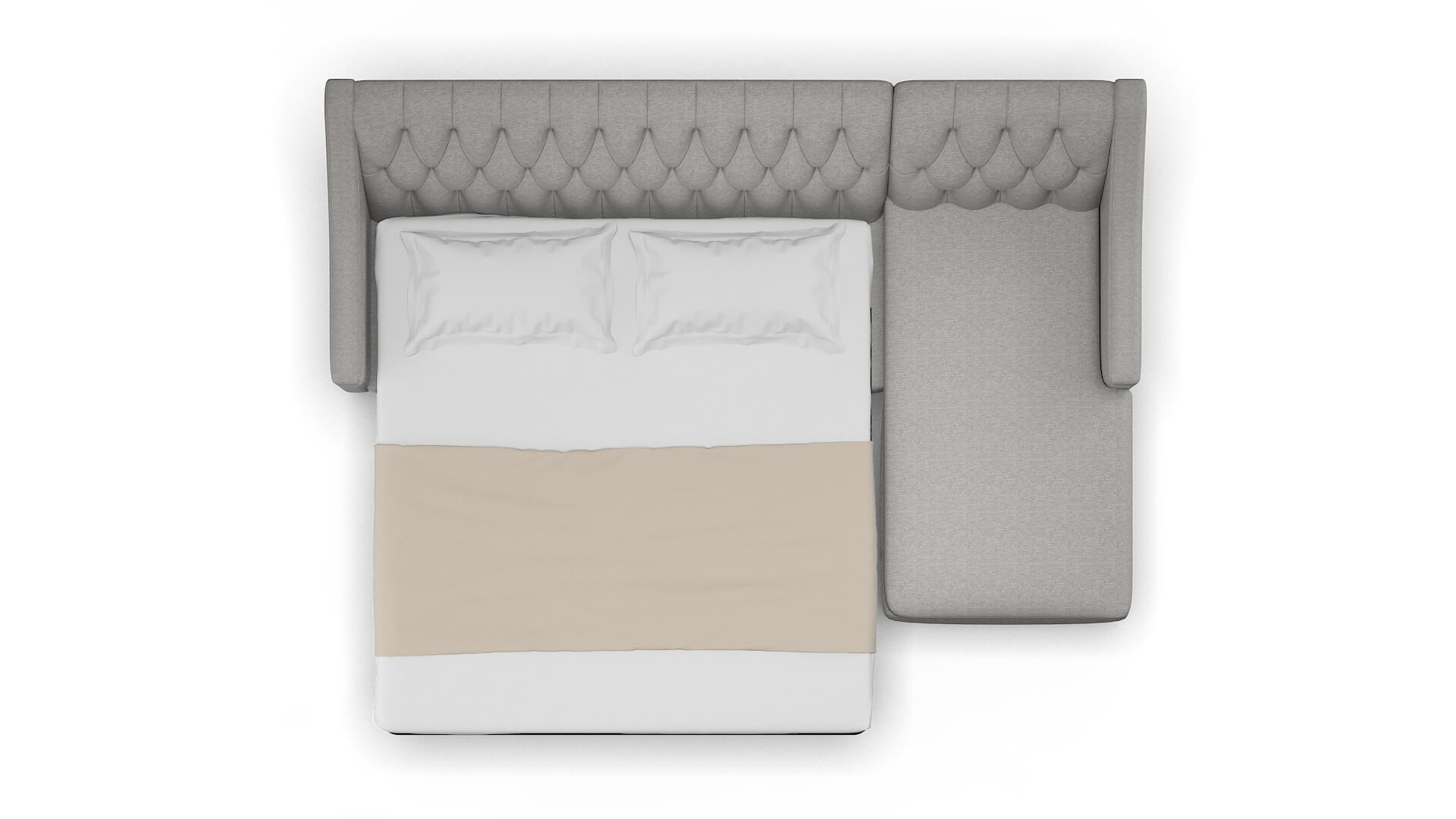 Seville Phoenix Smoke Panel Sleeper Espresso legs 3