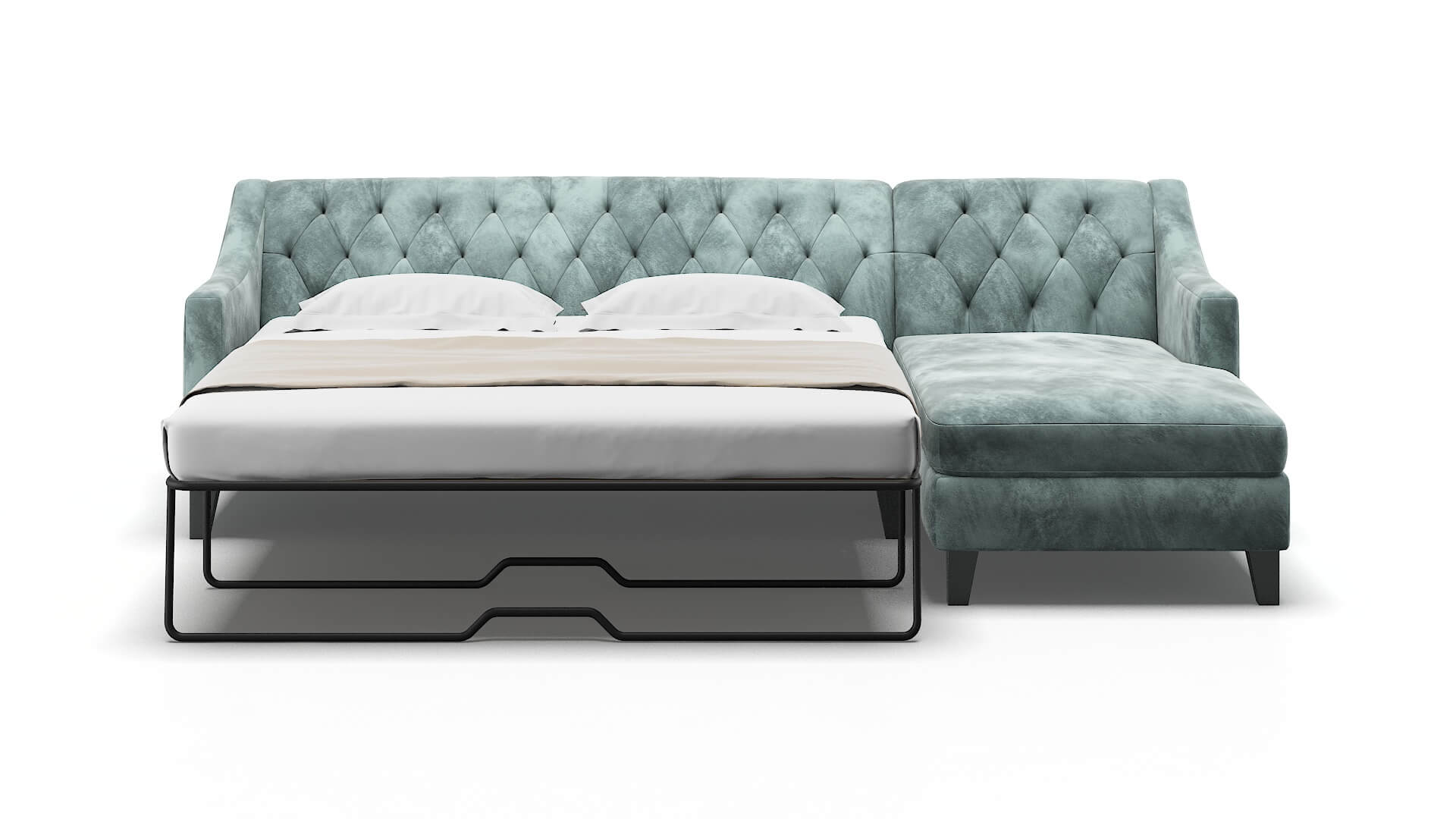 Seville Royale Cloud Panel Sleeper Espresso legs 1