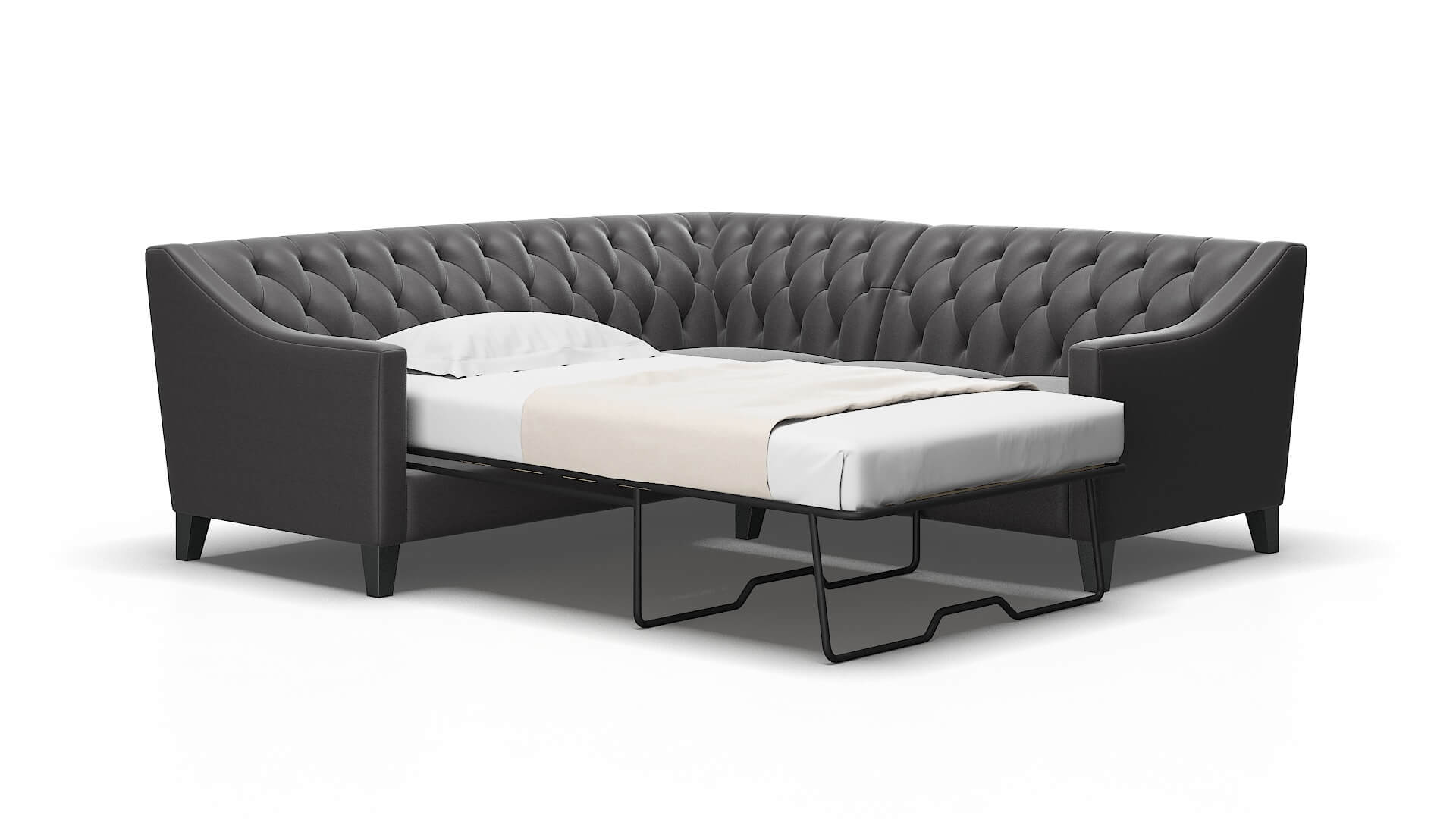 Seville Royale eclipse Sectional sleeper Espresso Legs  2