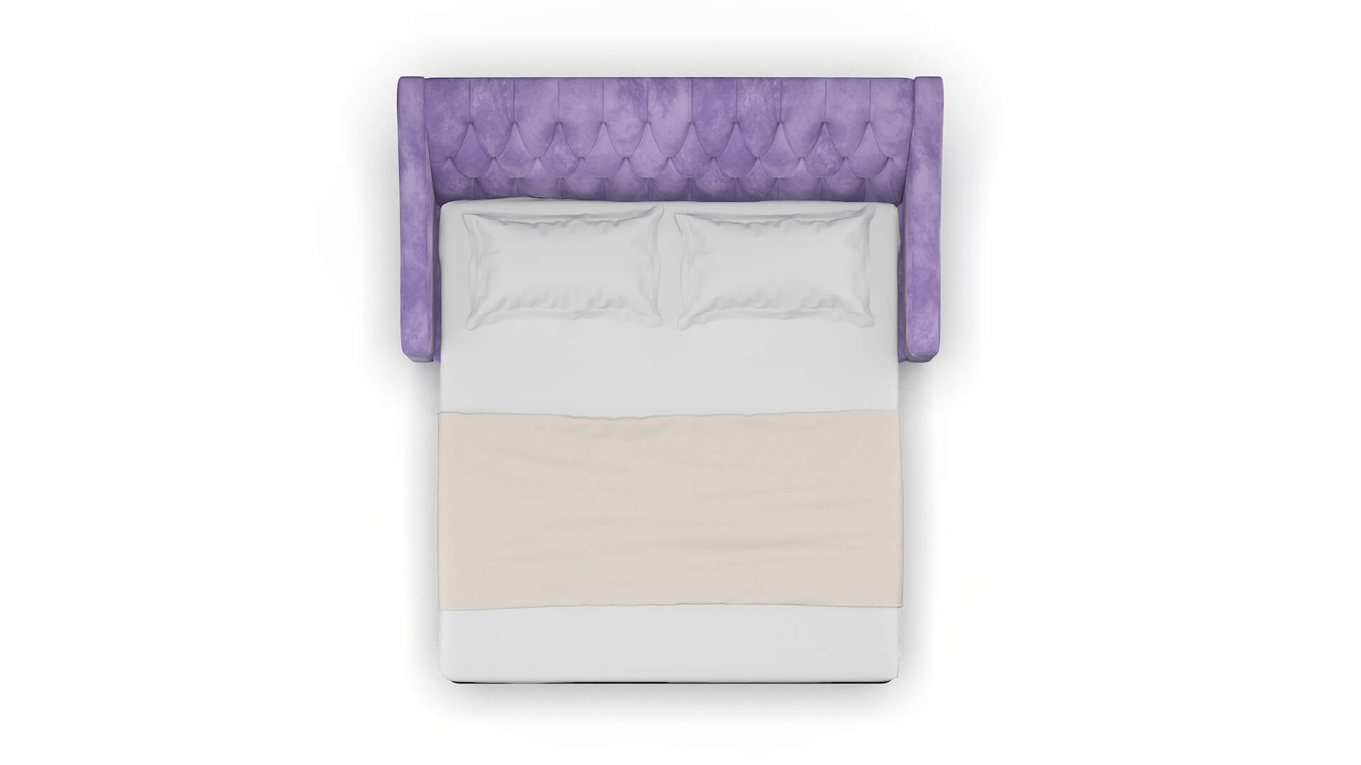 Seville Royale Lavender Sofa Sleeper Espresso legs 3