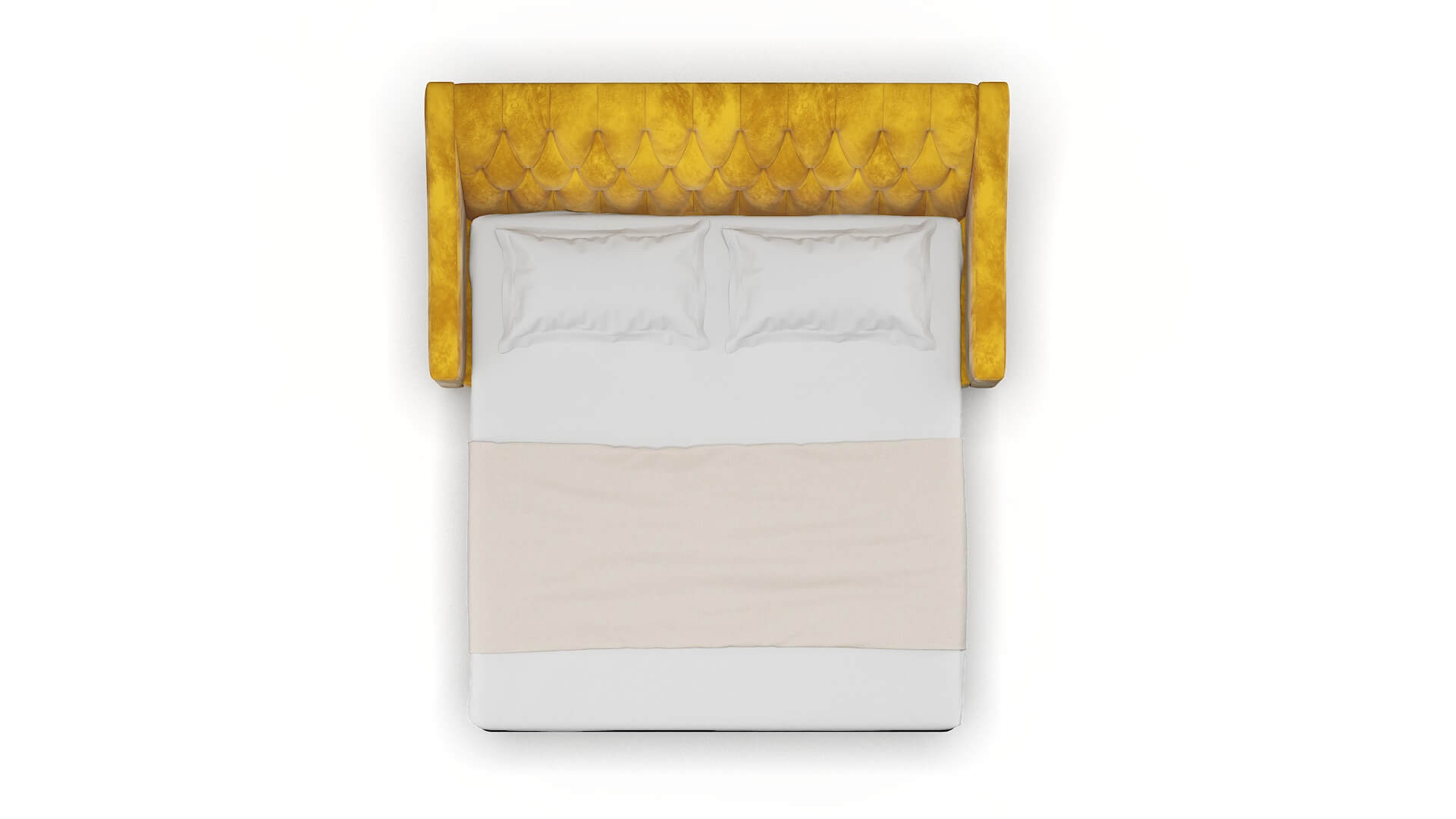 Seville Royale Marigold Sofa Sleeper Espresso legs 3