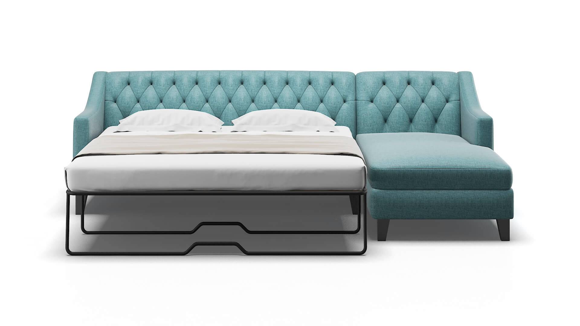 Seville Simplex Blue_moon Panel Sleeper Espresso legs 1