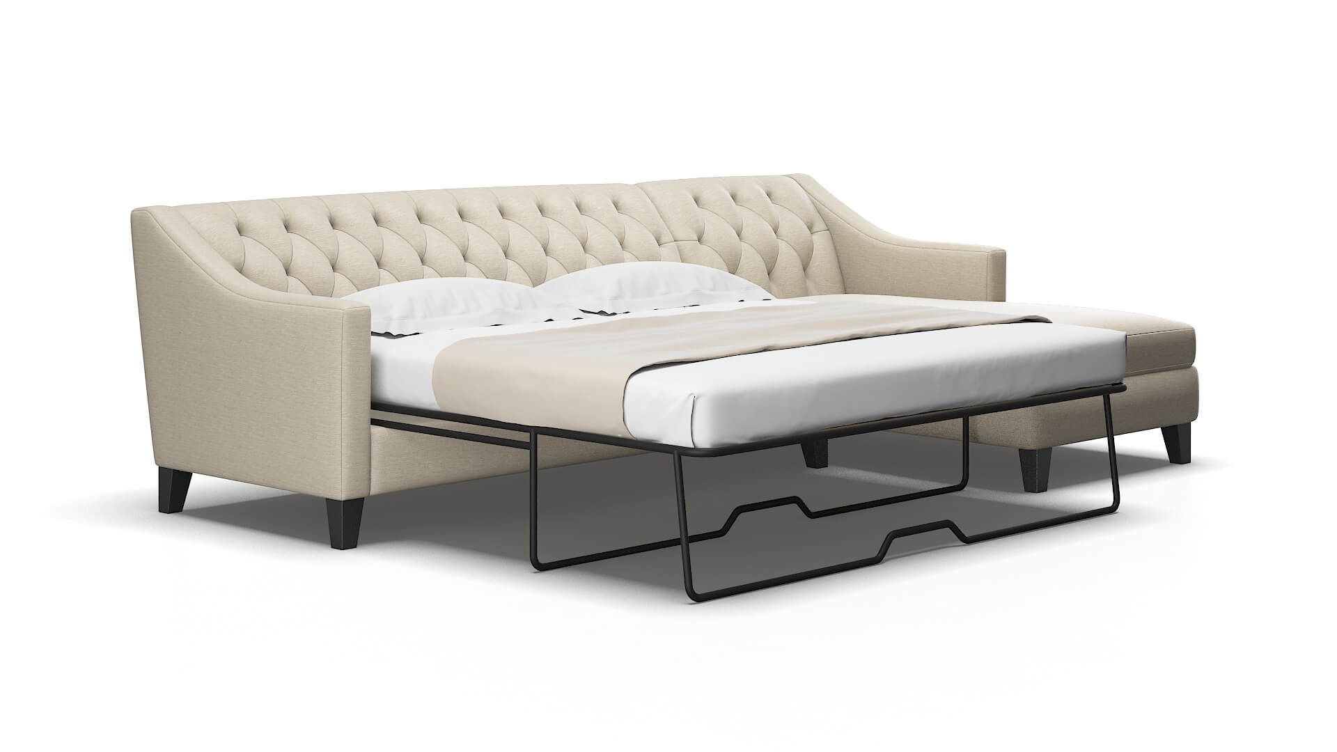 Seville Sosoftness 72 Panel sleeper Espresso Legs  2