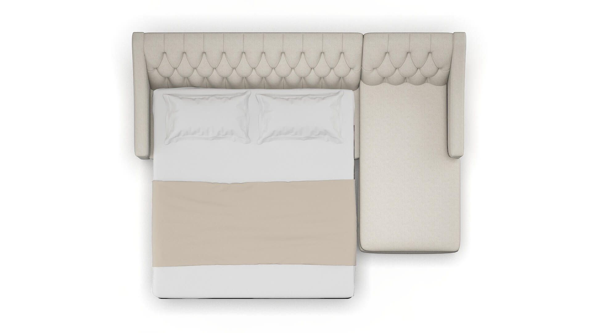 Seville Terrain Natural Panel Sleeper Espresso legs 3