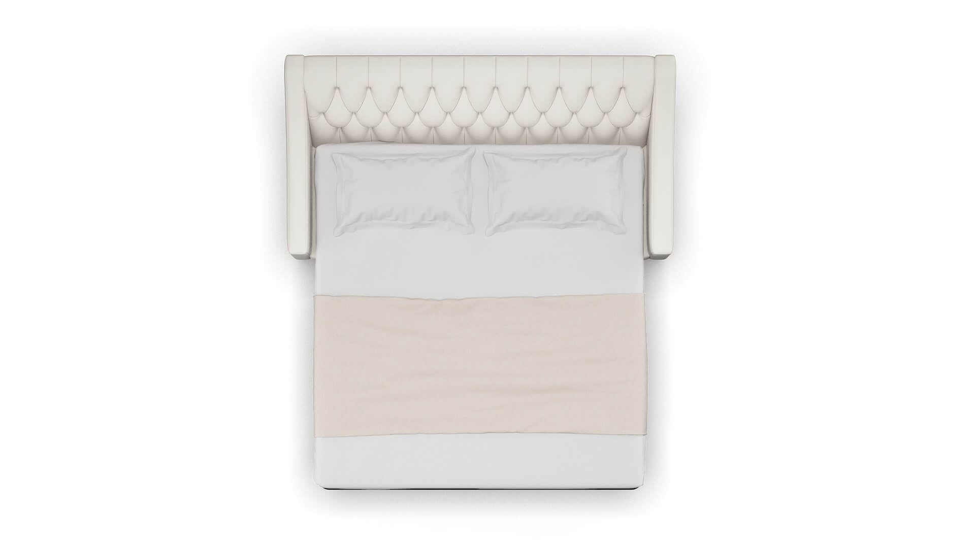 Seville Venice Eggshell Sofa Sleeper Espresso legs 3