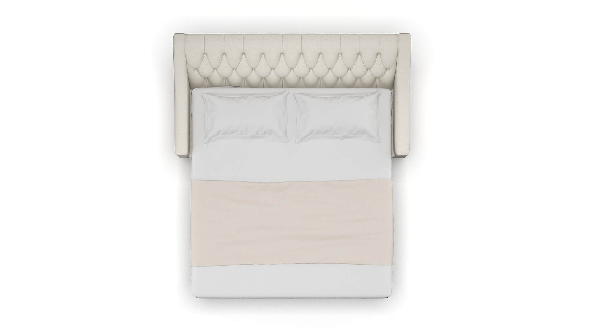 Seville Venus Cream Sofa Sleeper Espresso legs 3