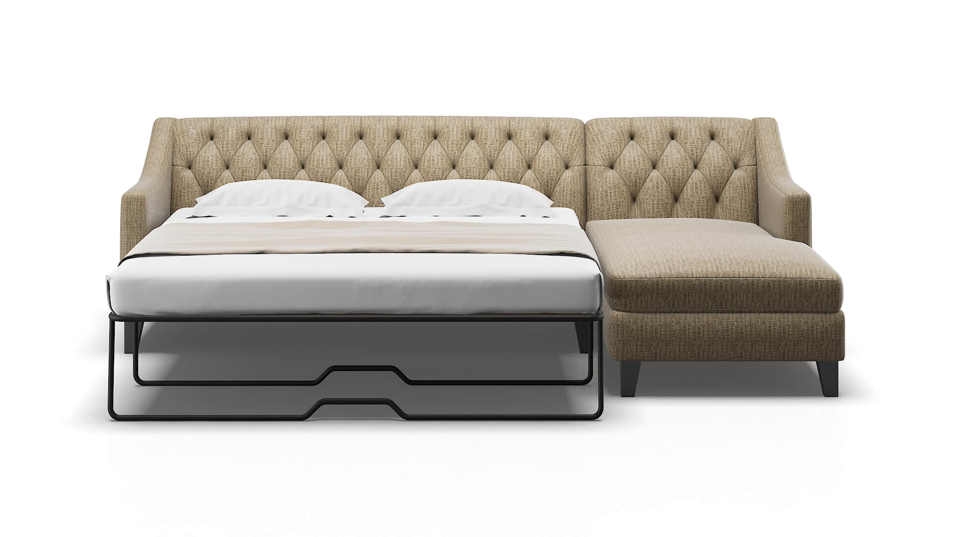 Seville Venus Mocha Panel Sleeper Espresso legs 1