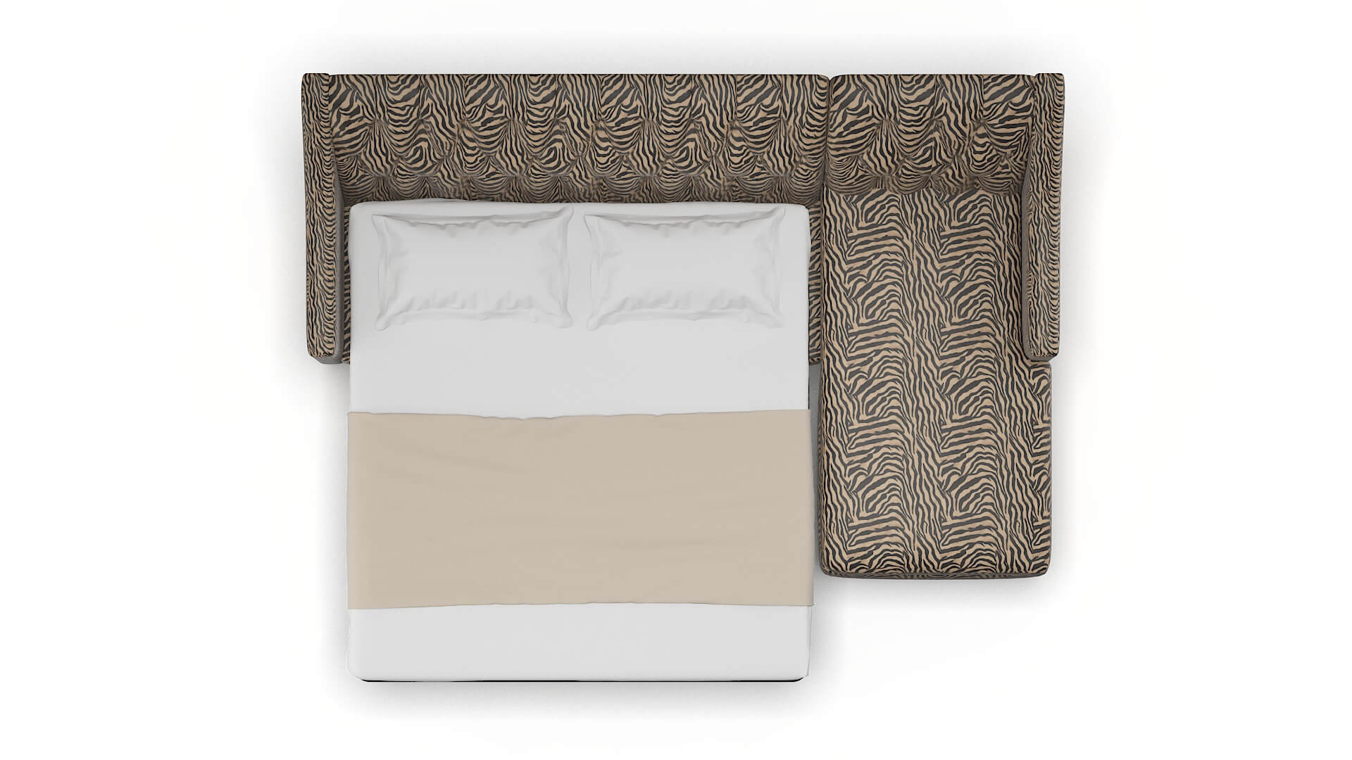 Seville Zambia Coffee Panel Sleeper Espresso legs 3