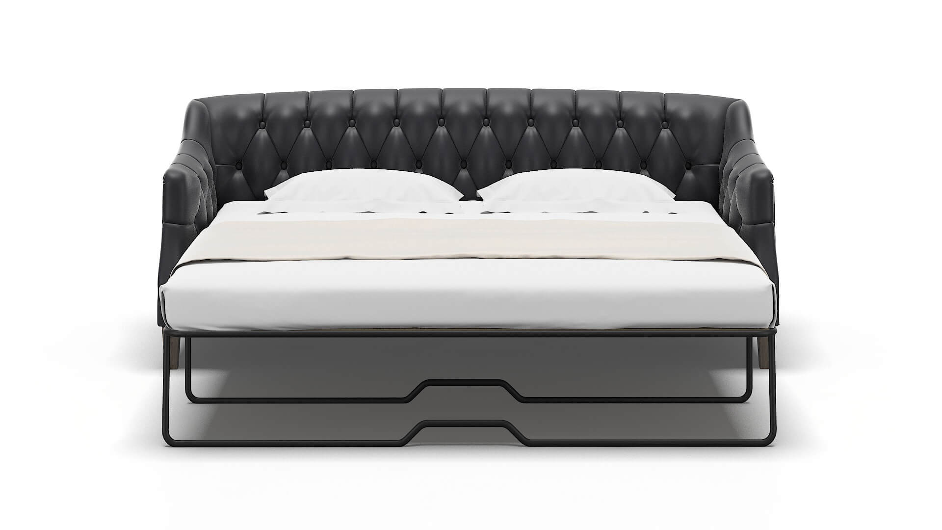 Shiraz Atlas_plz Navy Sofa Sleeper Espresso legs 1
