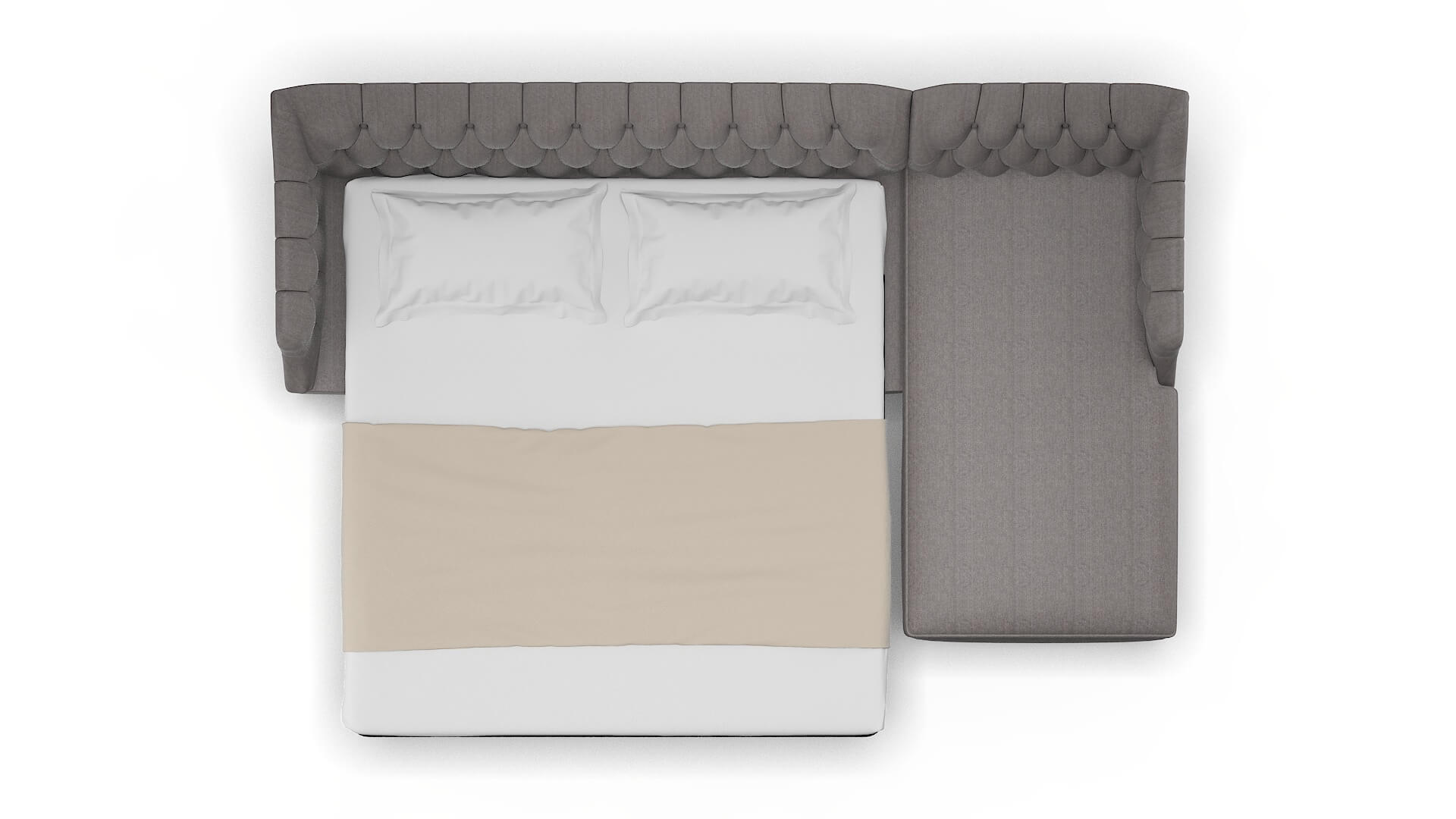 Shiraz Atlas_plz Silver Panel Sleeper Espresso legs 3