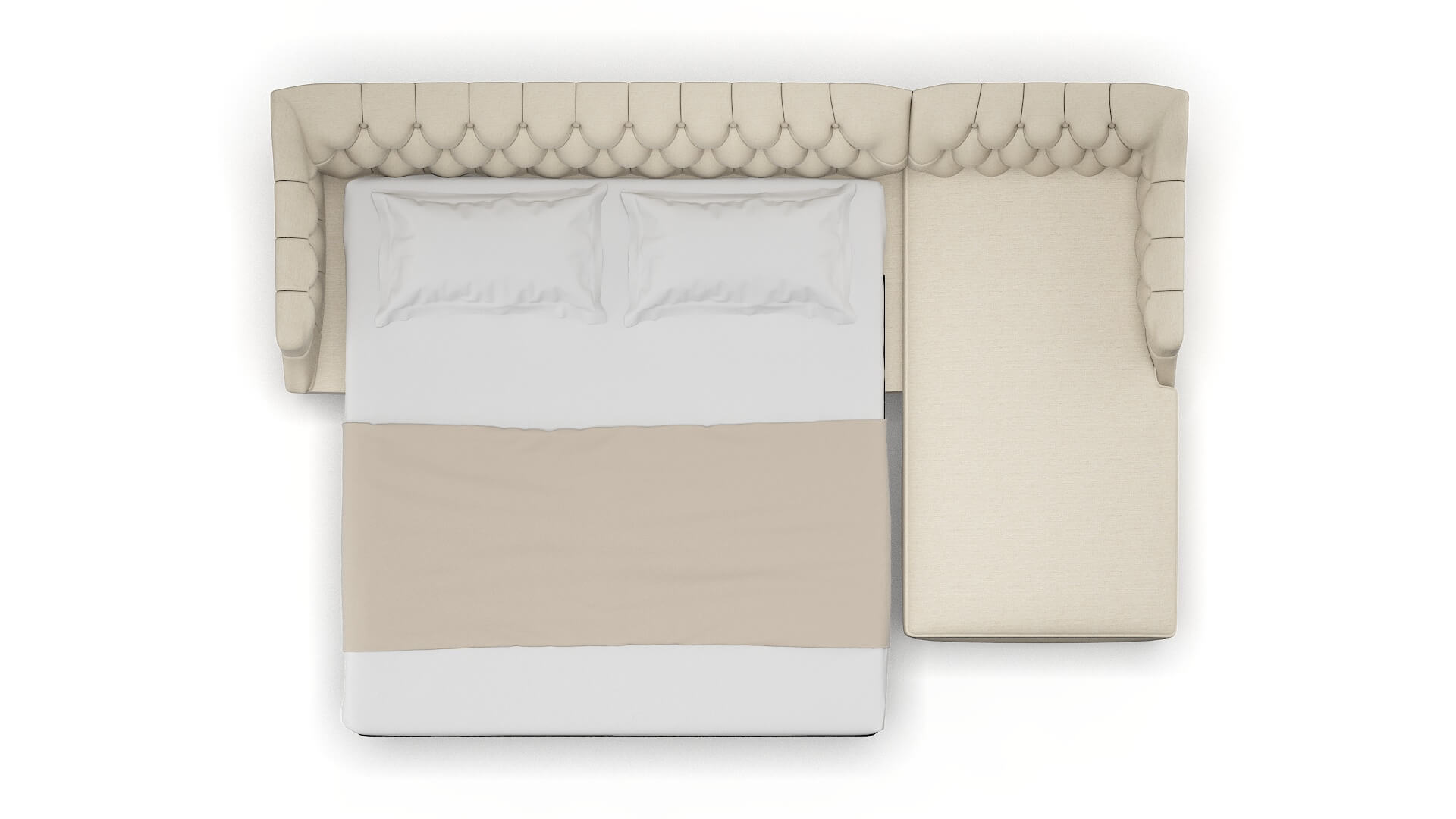 Shiraz Avenger Beach Panel Sleeper Espresso legs 3