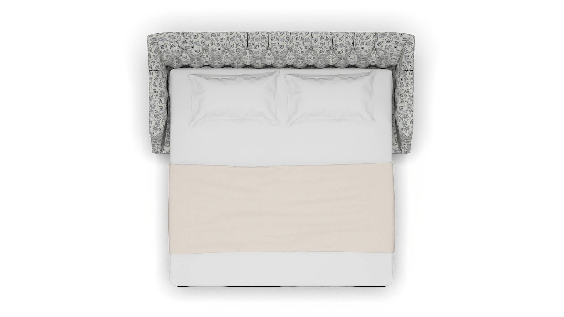 Shiraz Avignon Sky Sofa Sleeper Espresso legs 3