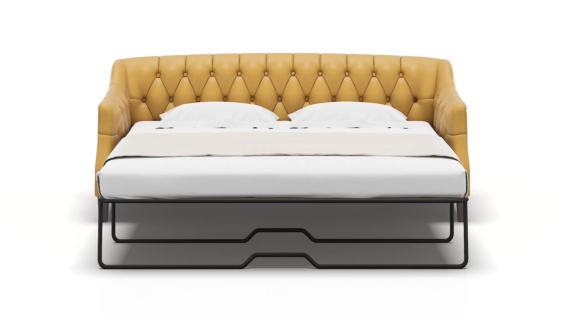 Shiraz Bella Amber Sofa Sleeper Espresso legs 1