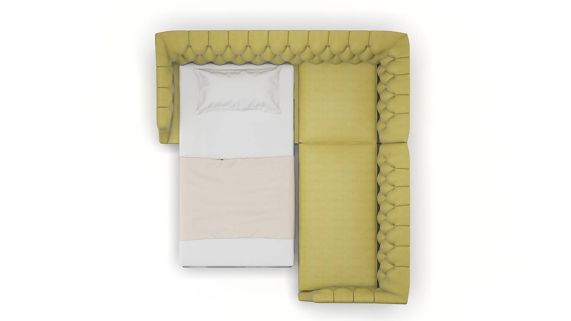 Shiraz Bella Apple Sectional Sleeper Espresso legs 3