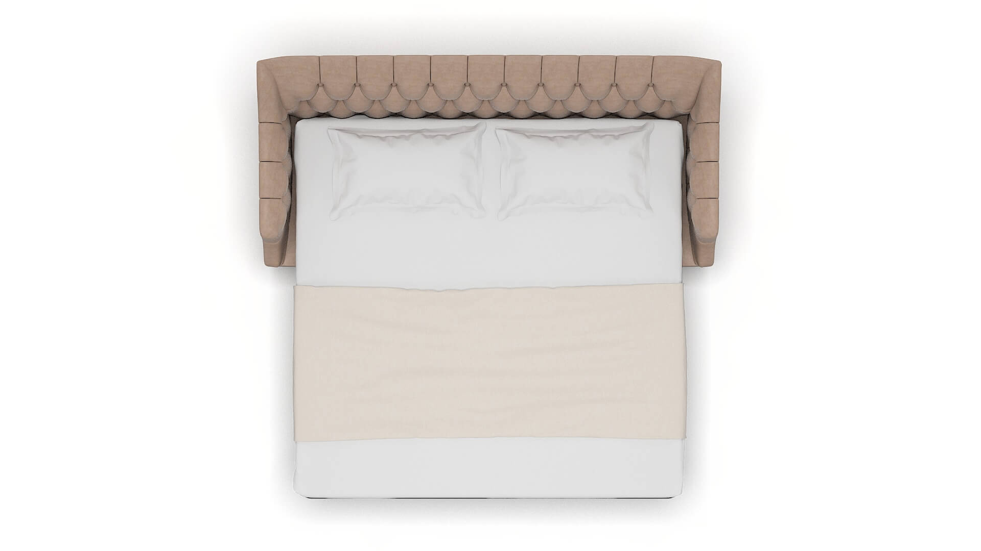 Shiraz Bella Pewter Sofa Sleeper Espresso legs 3