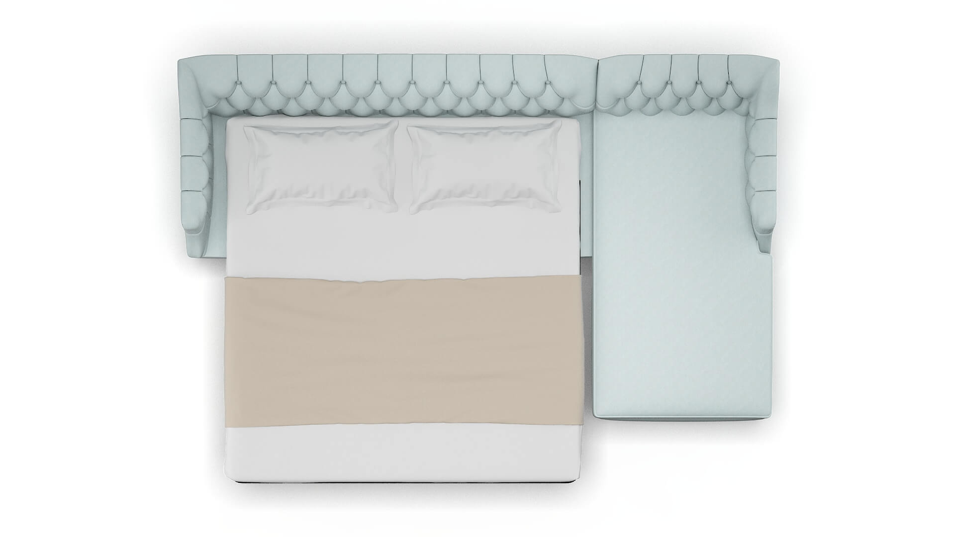Shiraz Bella Skylight Panel Sleeper Espresso legs 3