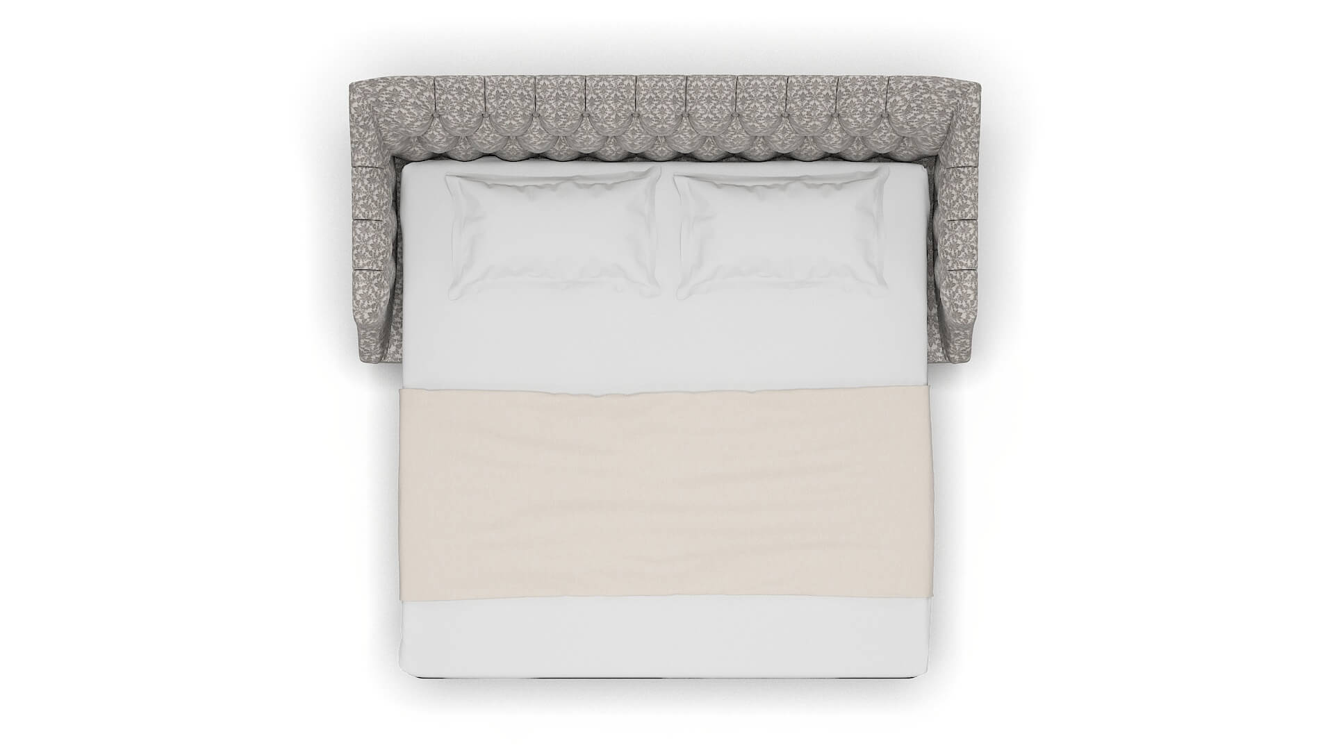 Shiraz Bergamo Dove Sofa Sleeper Espresso legs 3