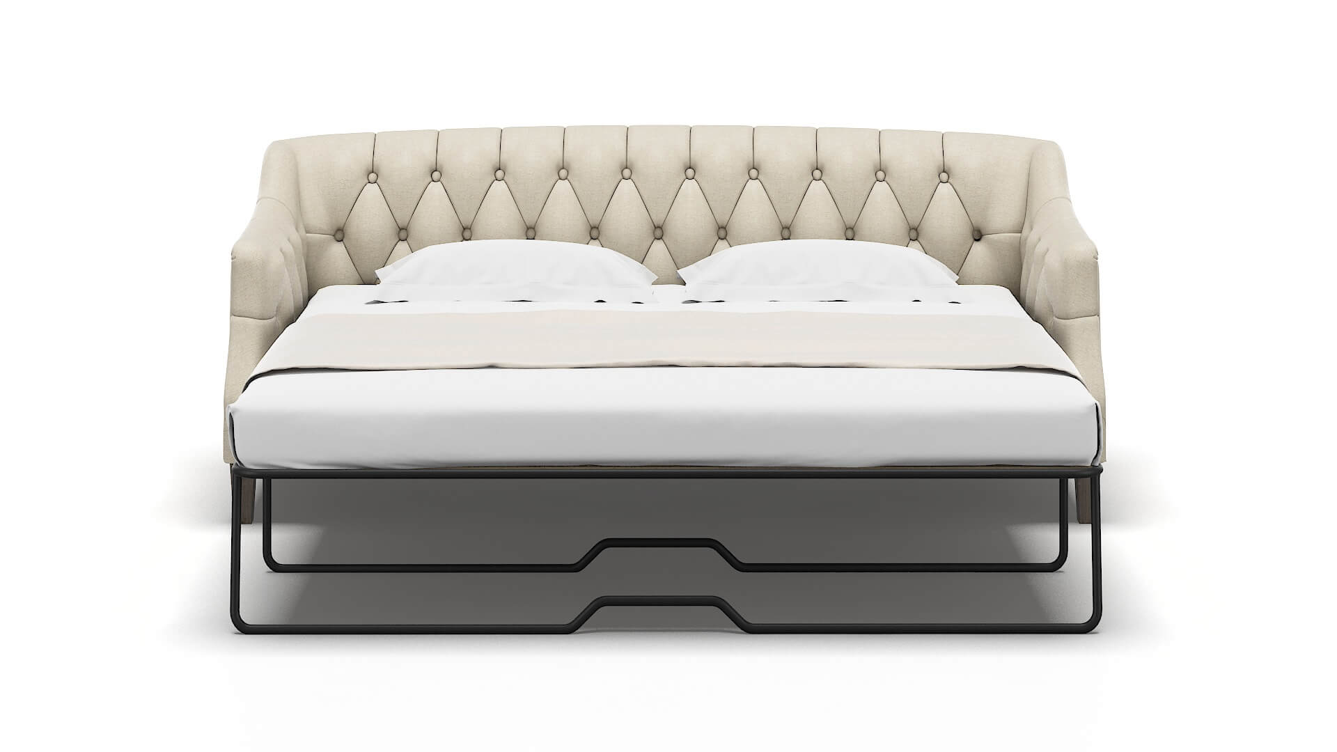 Shiraz Catalina Wheat Sofa Sleeper Espresso legs 1