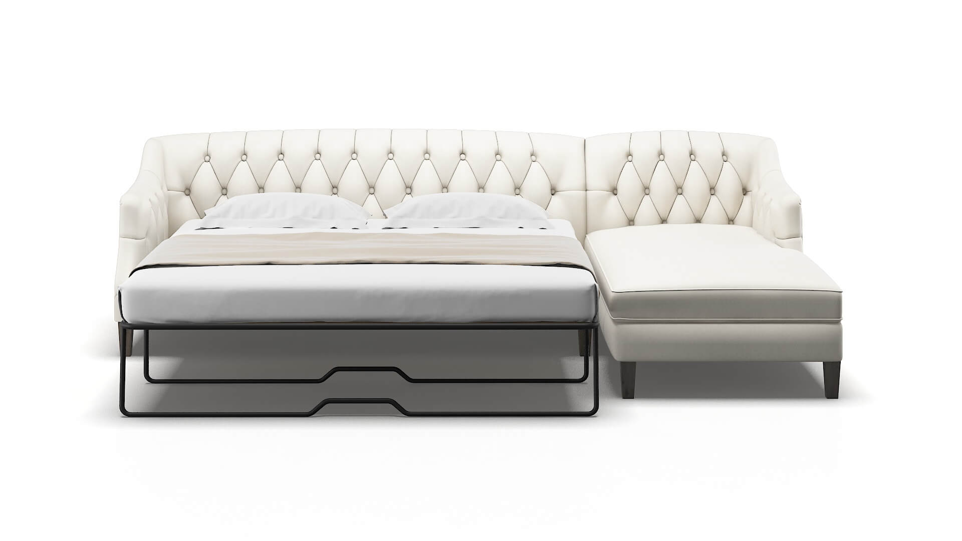 Shiraz Chance Bone Panel Sleeper Espresso legs 1