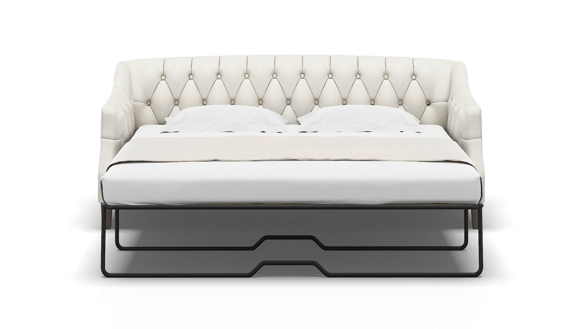 Shiraz Chance Bone Sofa Sleeper Espresso legs 1