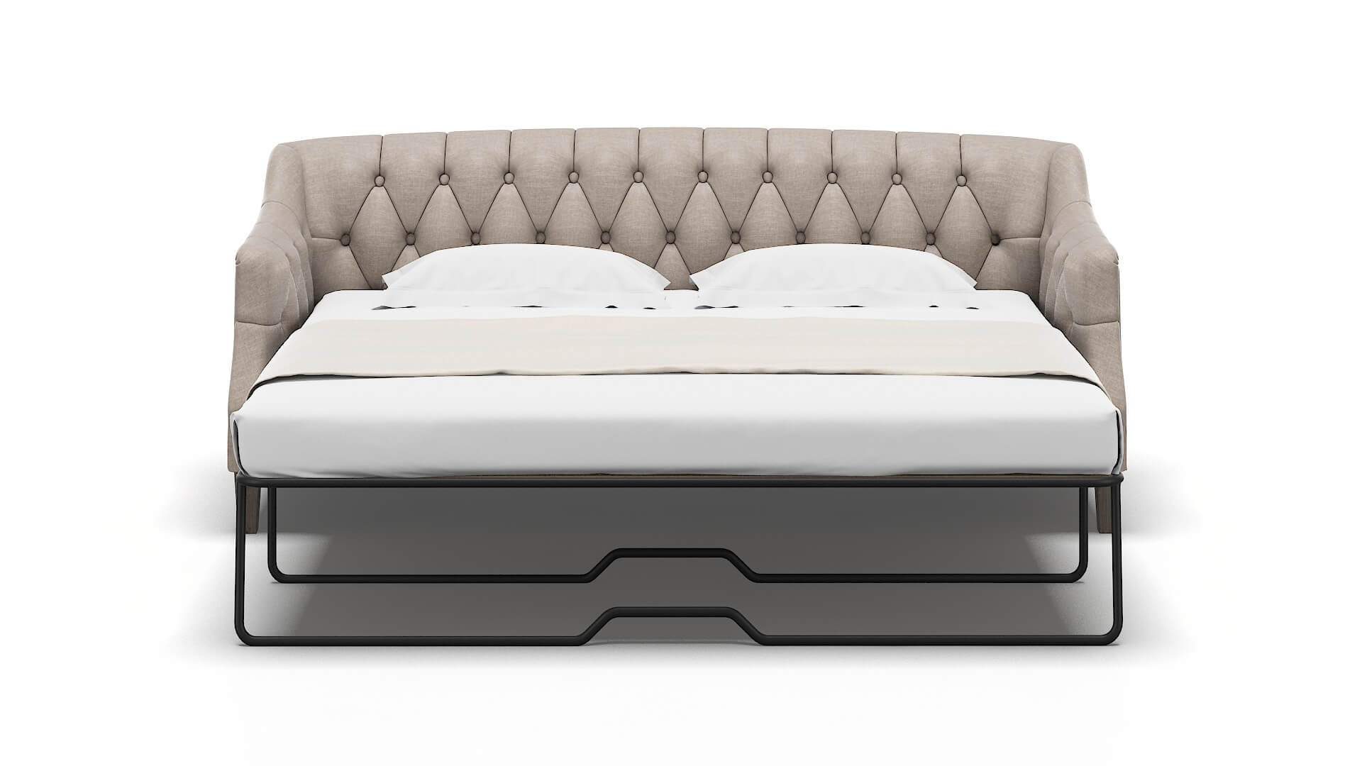 Shiraz Clyde Dolphin Sofa Sleeper Espresso legs 1