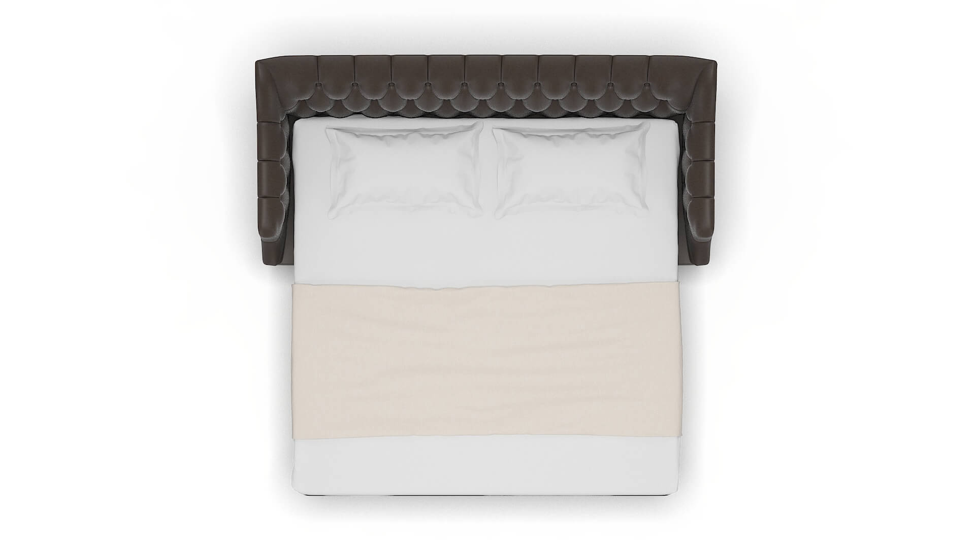 Shiraz Cosmo Chocolate Sofa Sleeper Espresso legs 3