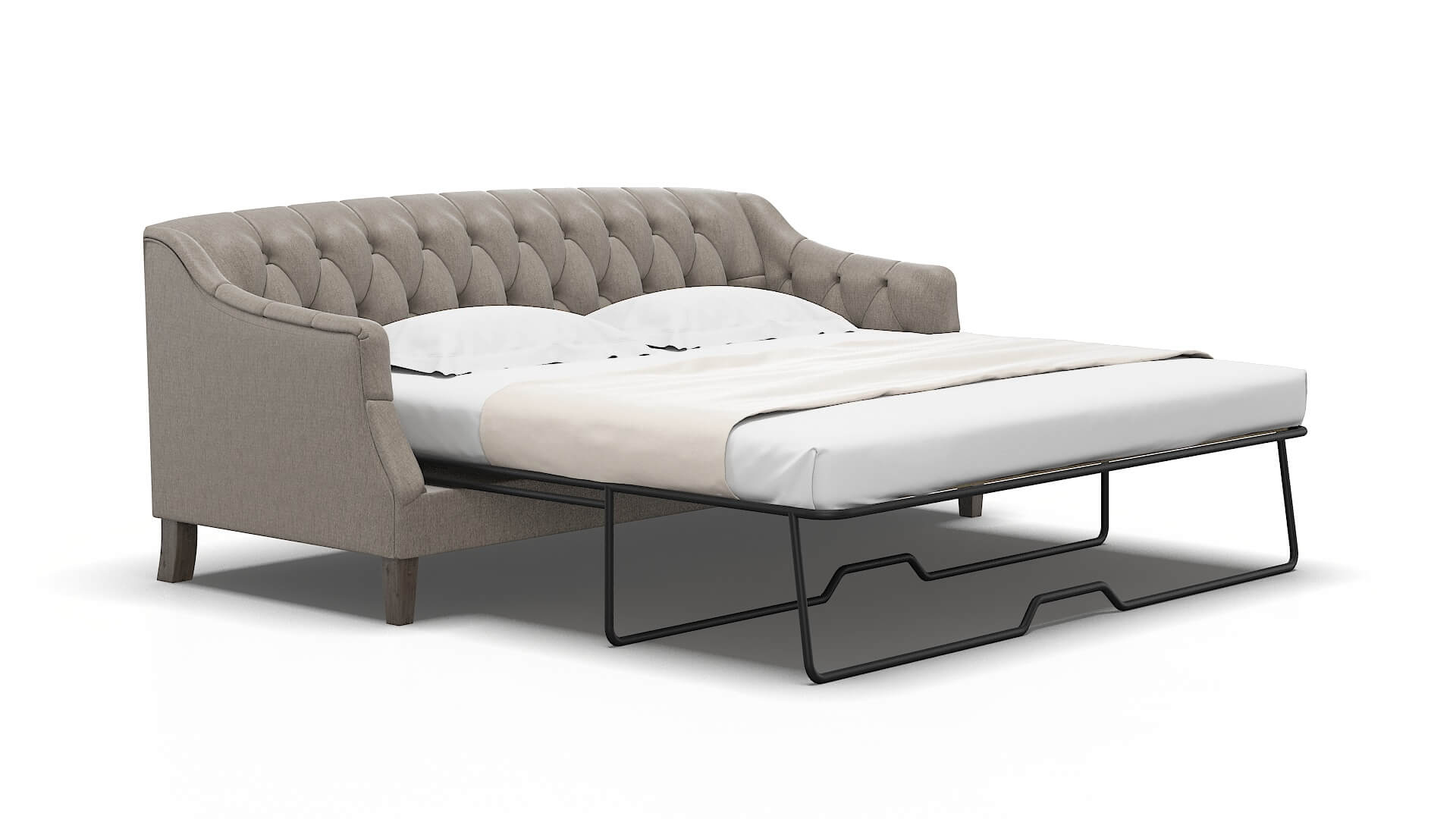 Shiraz Cosmo Taupe Sofa Sleeper 2