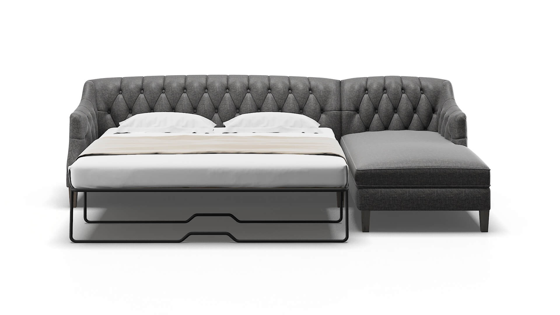 Shiraz Curious Pacific Panel Sleeper Espresso legs 1