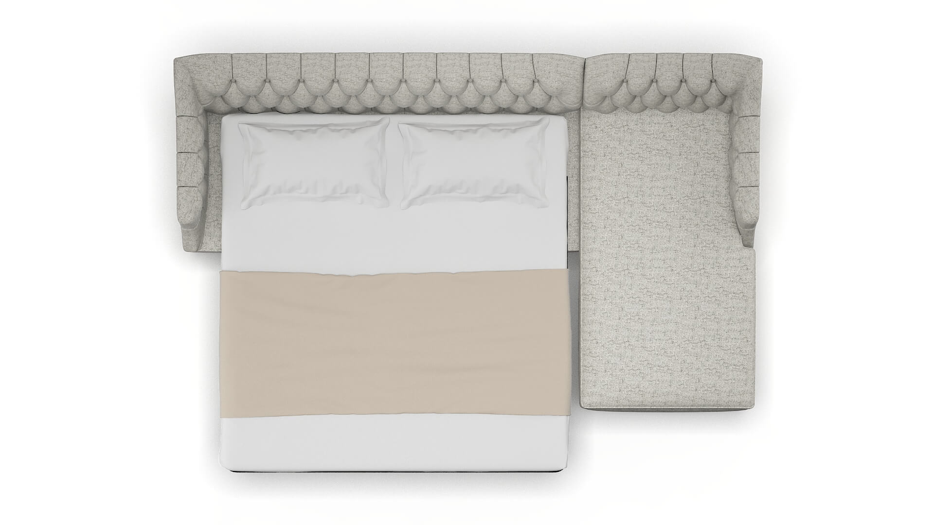 Shiraz Derby Ash Panel Sleeper Espresso legs 3