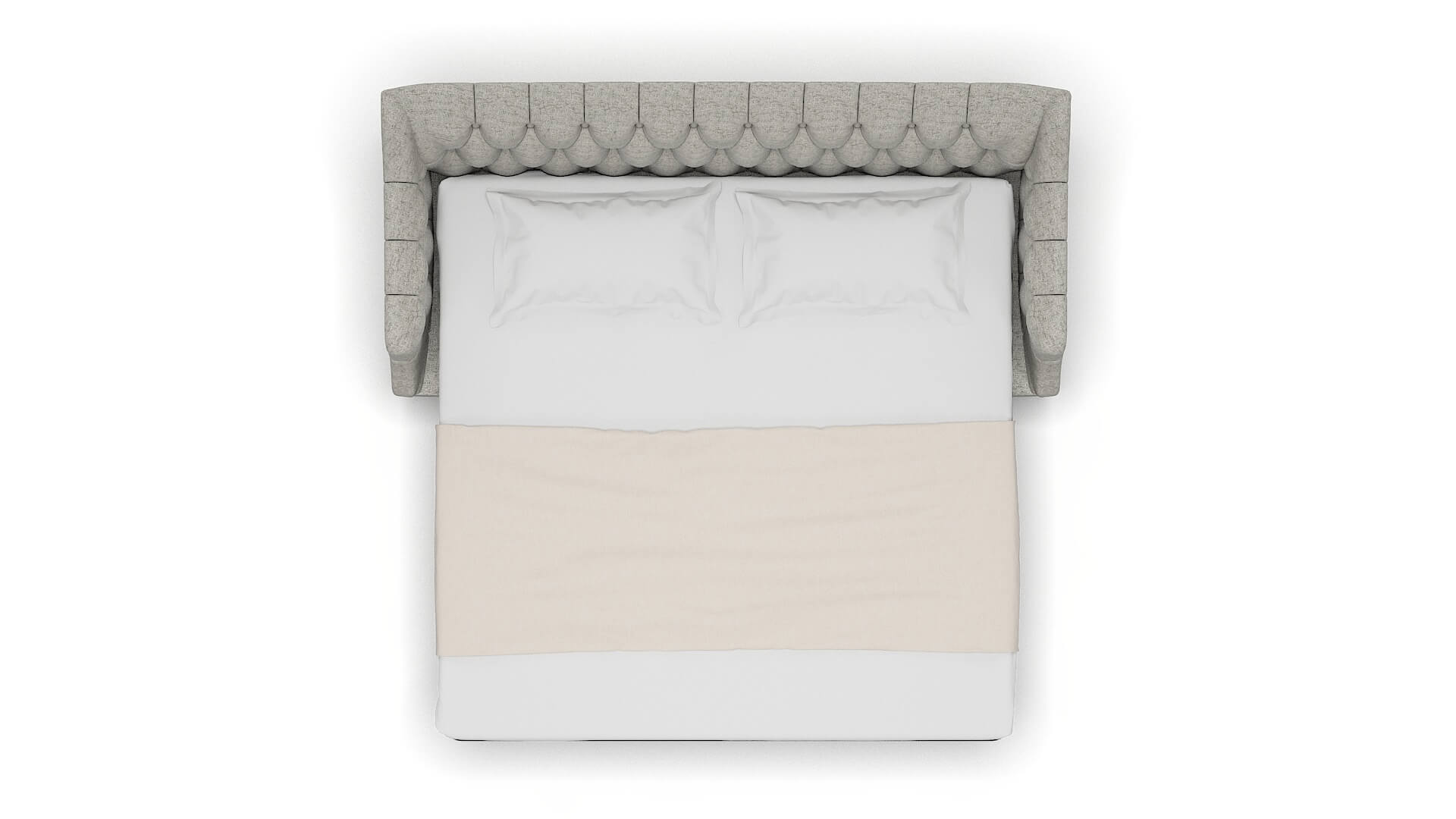 Shiraz Derby Silver Sofa Sleeper Espresso legs 3