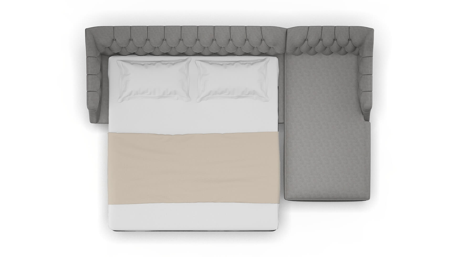 Shiraz Dream_d Charcoal Panel Sleeper Espresso legs 3