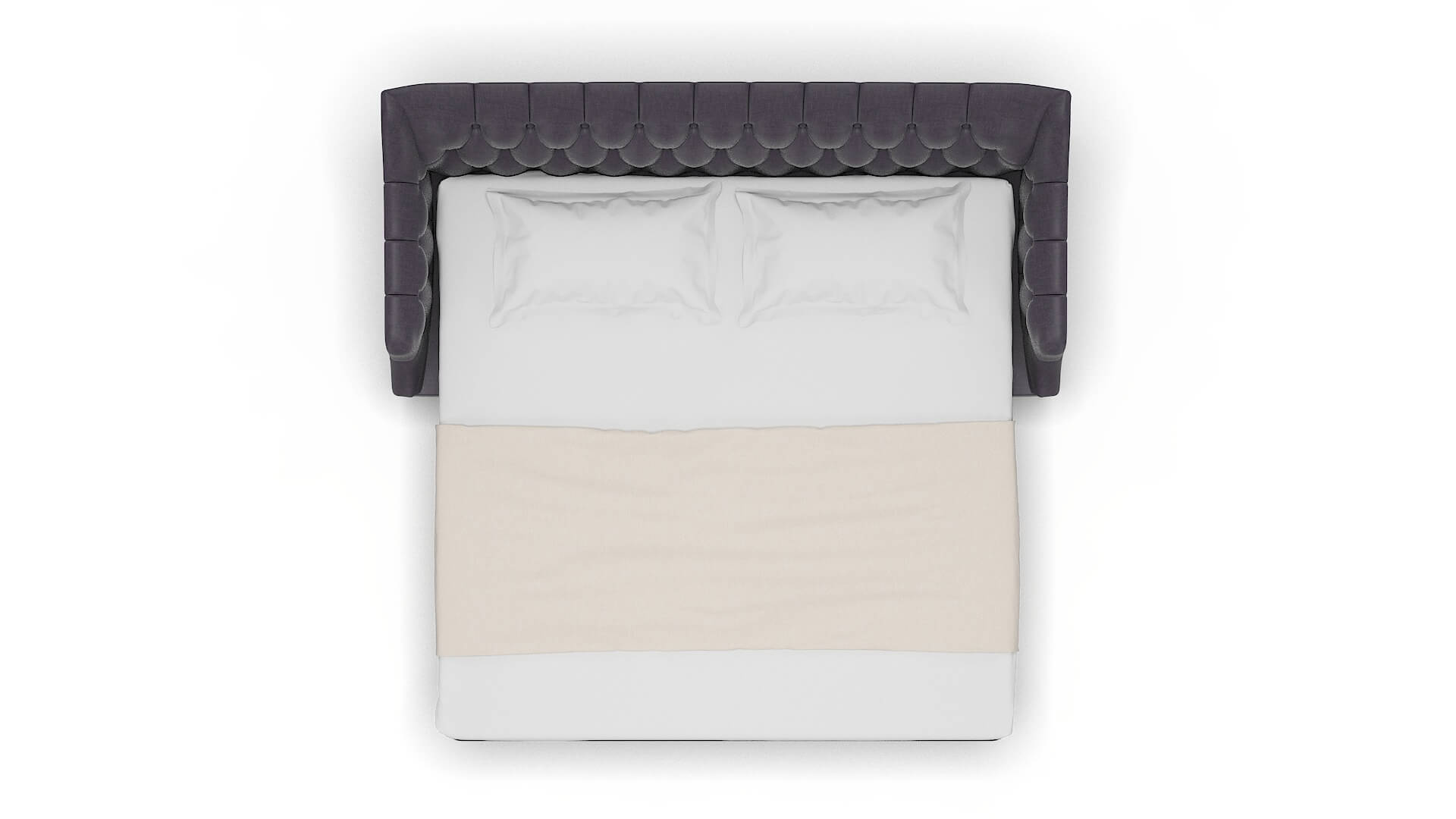 Shiraz Durham Ink Sofa Sleeper Espresso legs 3