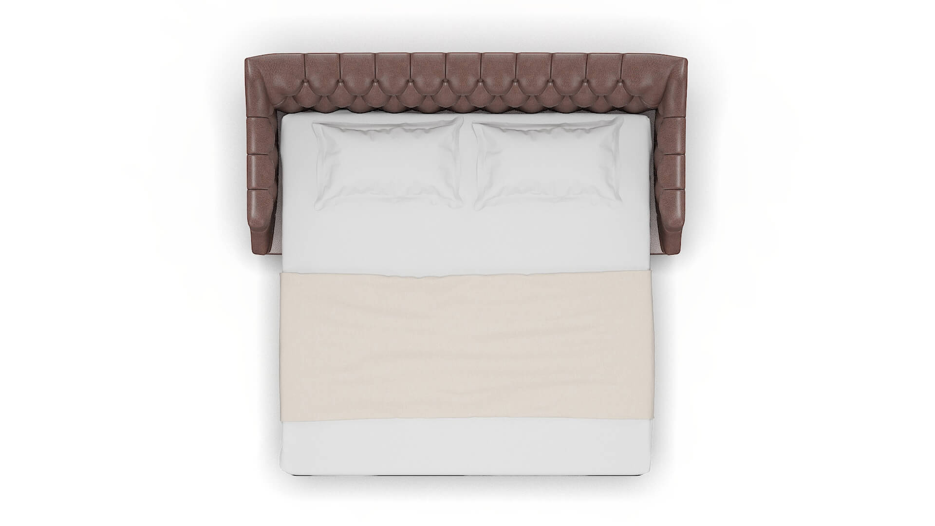 Shiraz Ford Brown Sofa Sleeper Espresso legs 3