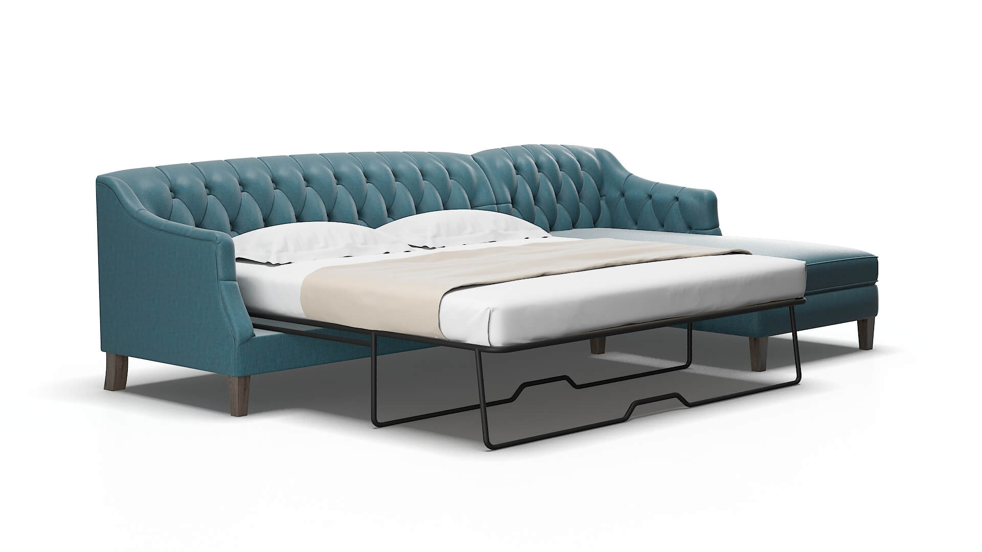 Shiraz Hepburn Teal Panel Sleeper 2