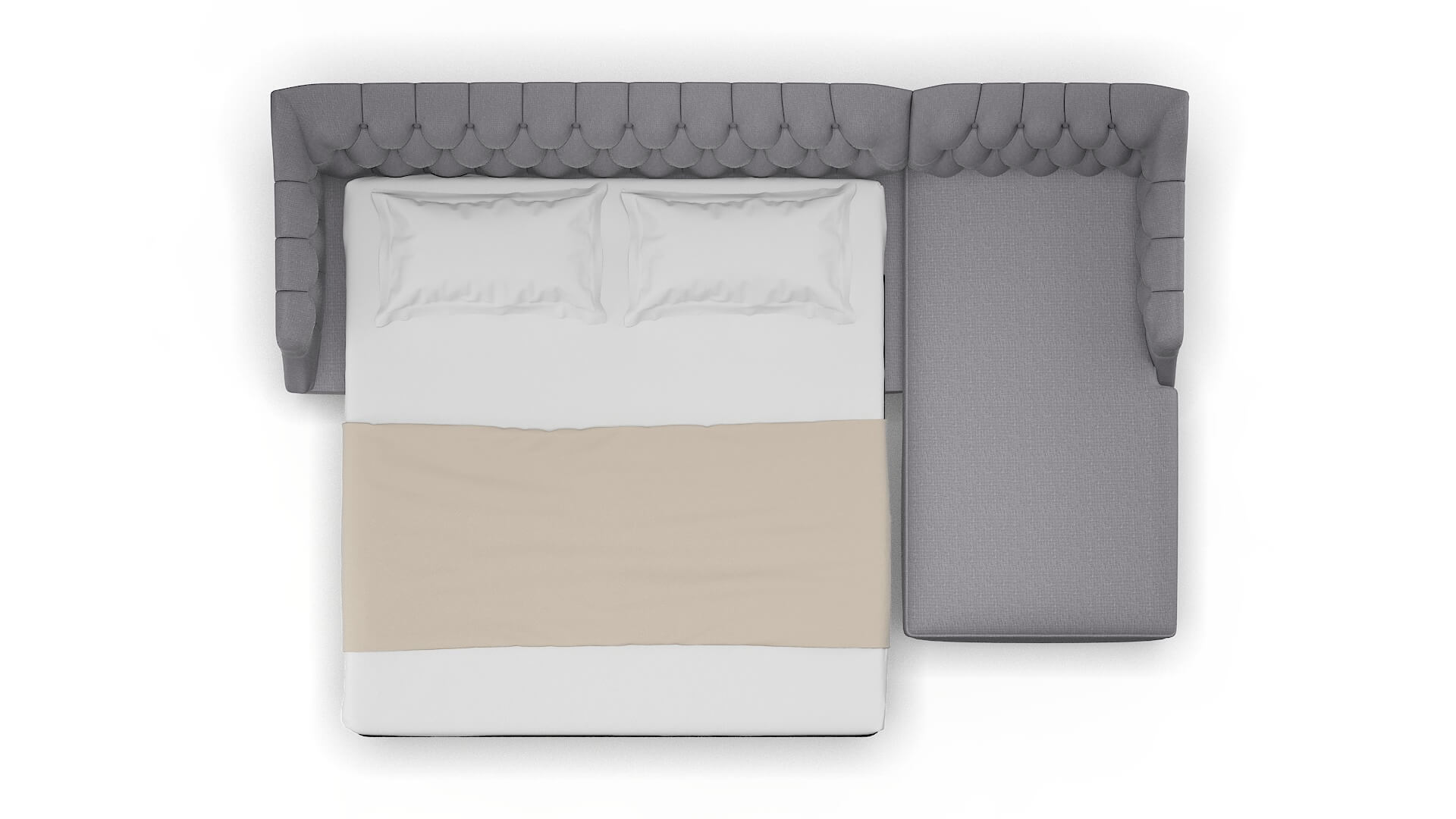 Shiraz Insight Denim Panel Sleeper Espresso legs 3