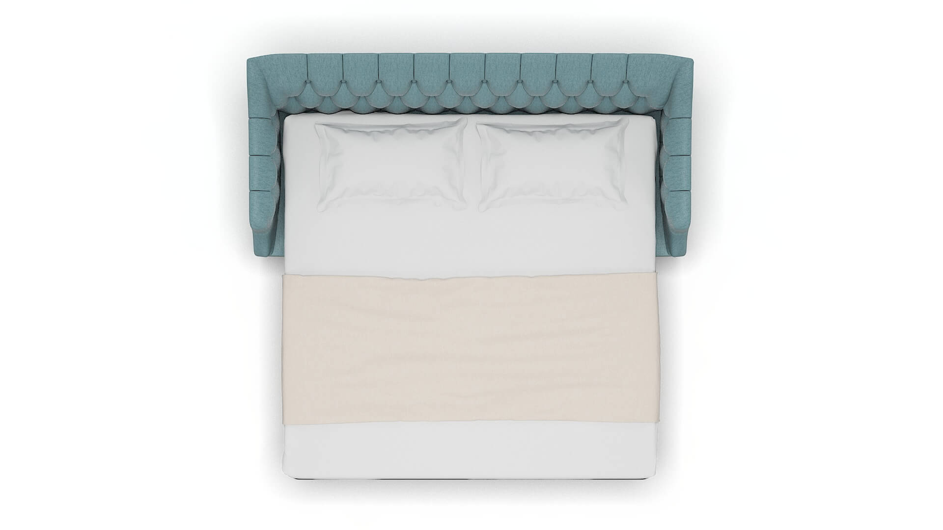 Shiraz Insight Peacock Sofa Sleeper Espresso legs 3