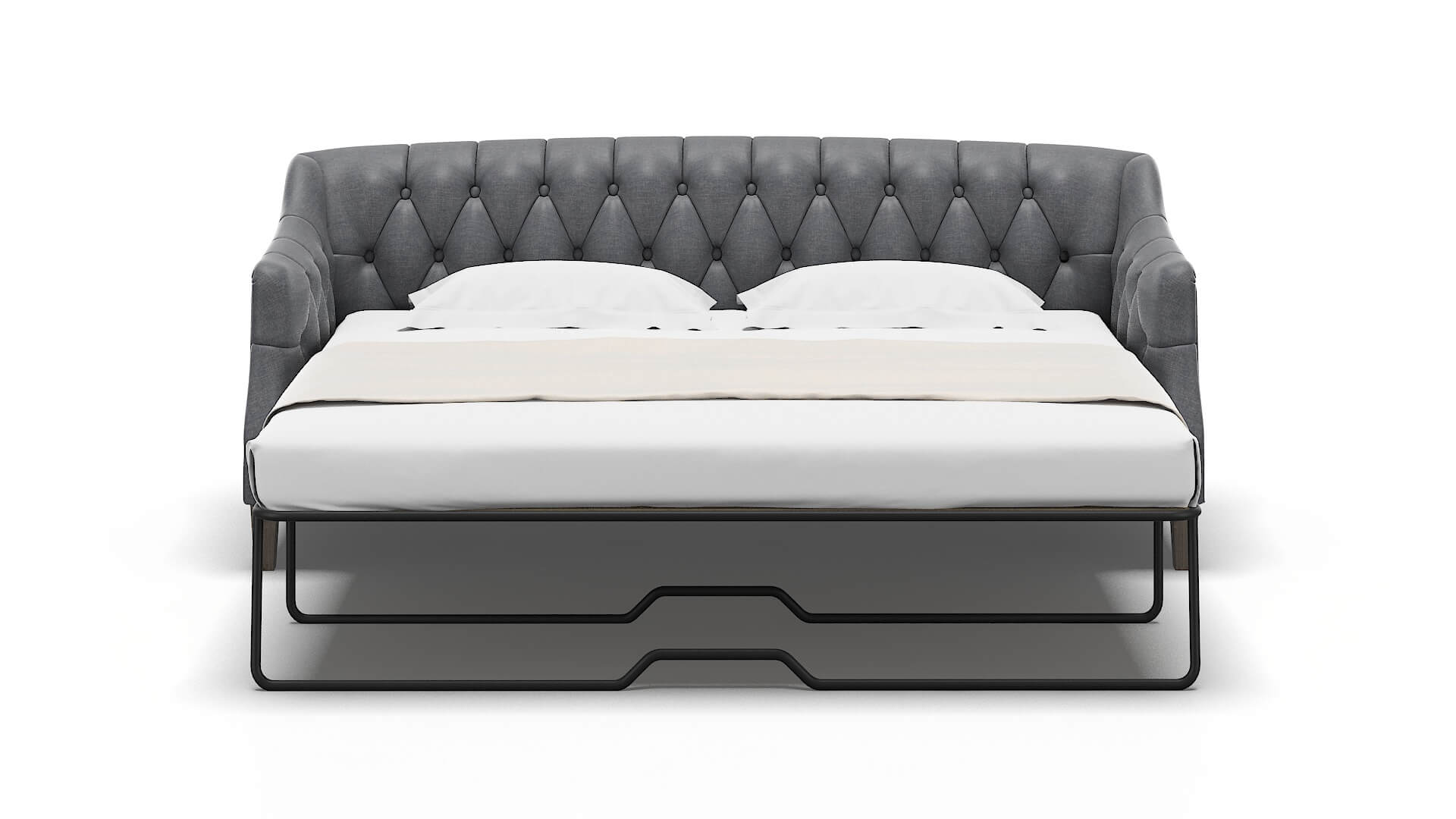 Shiraz Keylargo Graphite Sofa Sleeper Espresso legs 1