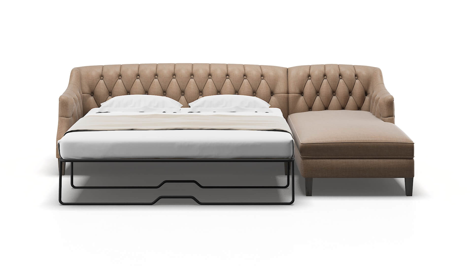 Shiraz Keylargo Mink Panel Sleeper Espresso legs 1