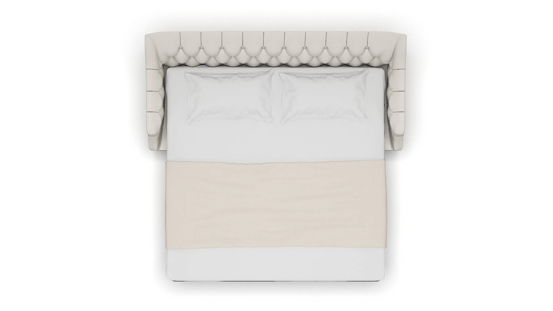 Shiraz Keylargo Oatmeal Sofa Sleeper Espresso legs 3