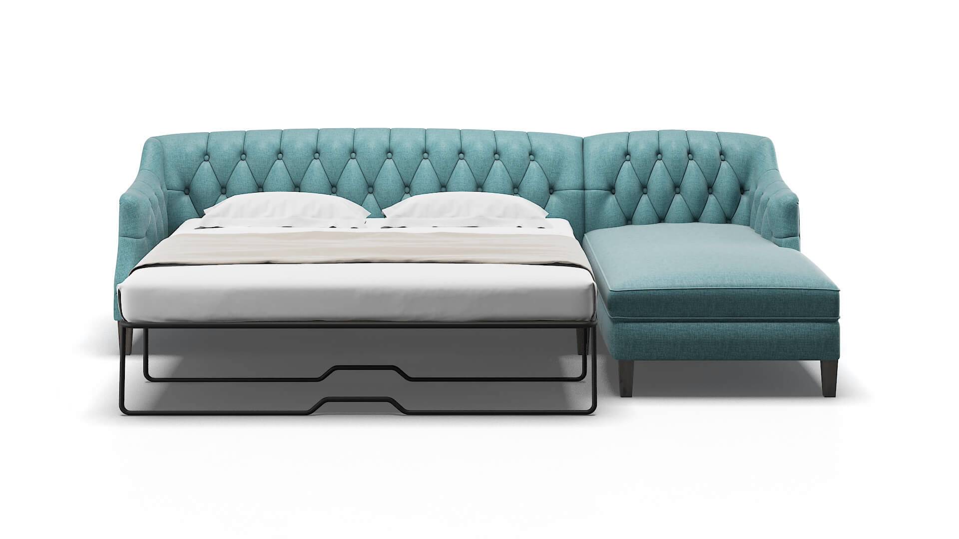 Shiraz Lana Eclipse Panel Sleeper Espresso legs 1