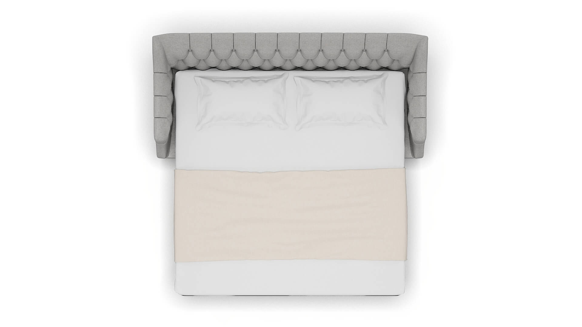 Shiraz Malibu Dove Sofa Sleeper Espresso legs 3