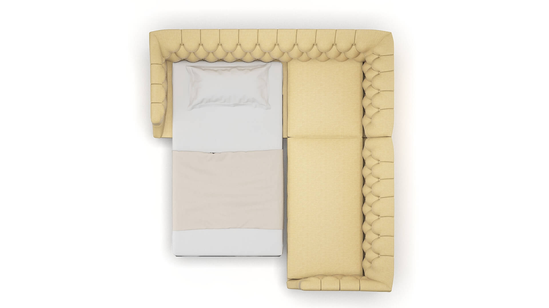 Shiraz Malibu Maize Sectional Sleeper Espresso legs 3