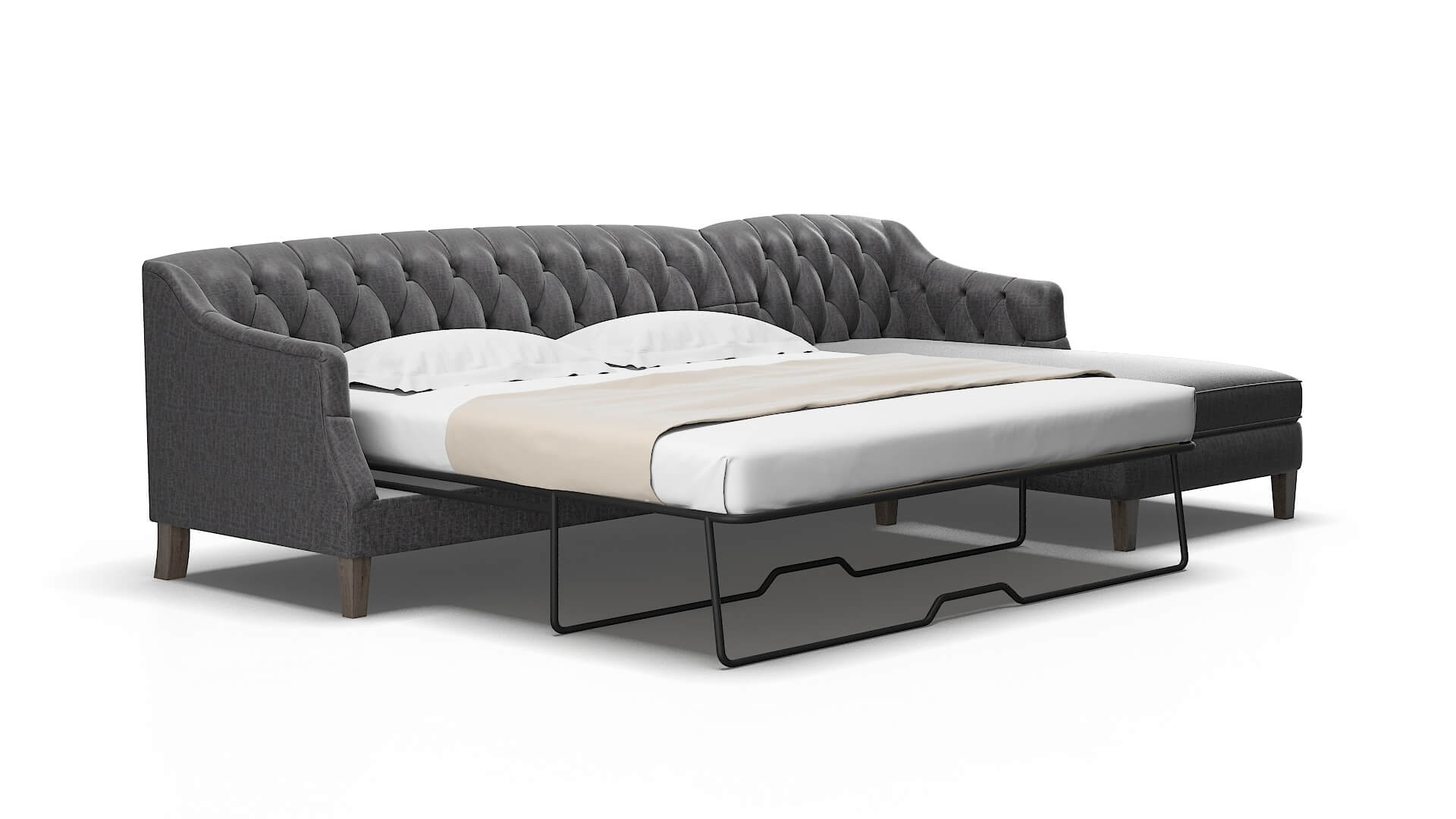 Shiraz Marcy baltic Panel sleeper Espresso Legs  2