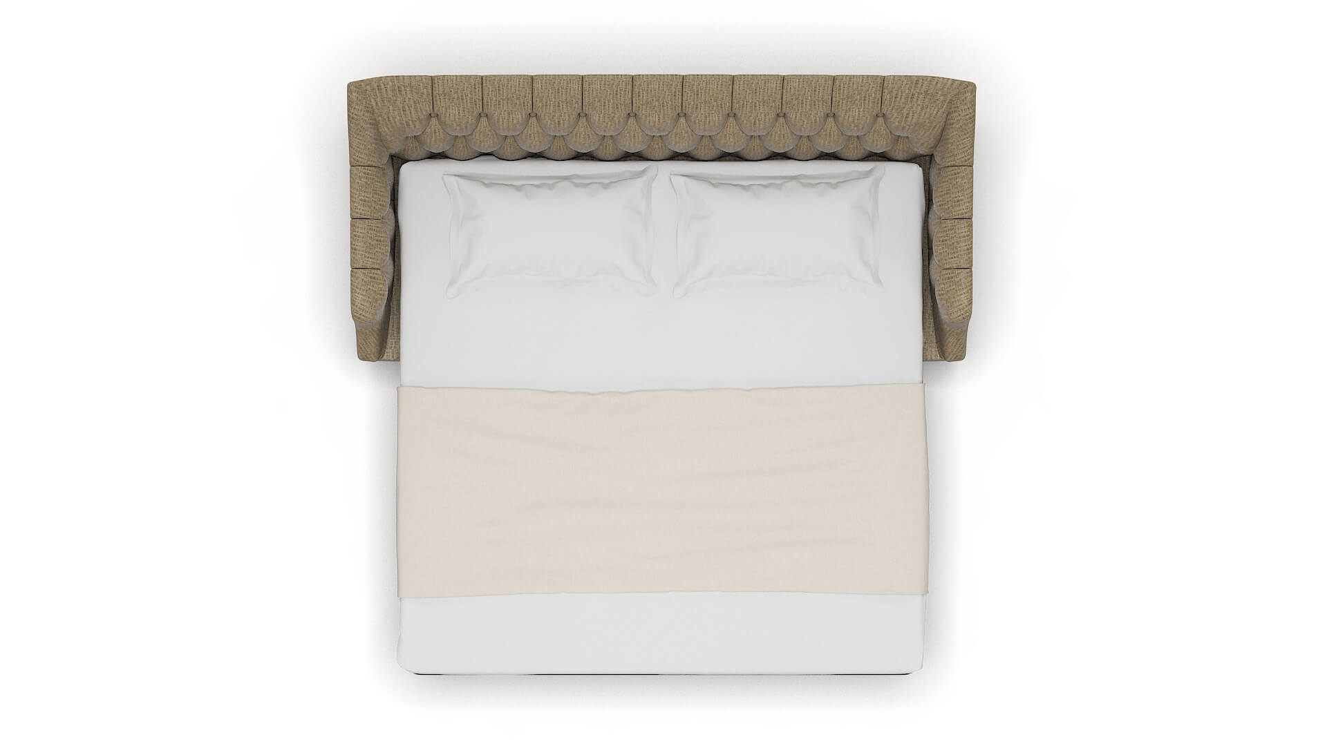 Shiraz Marcy Camel Sofa Sleeper Espresso legs 3