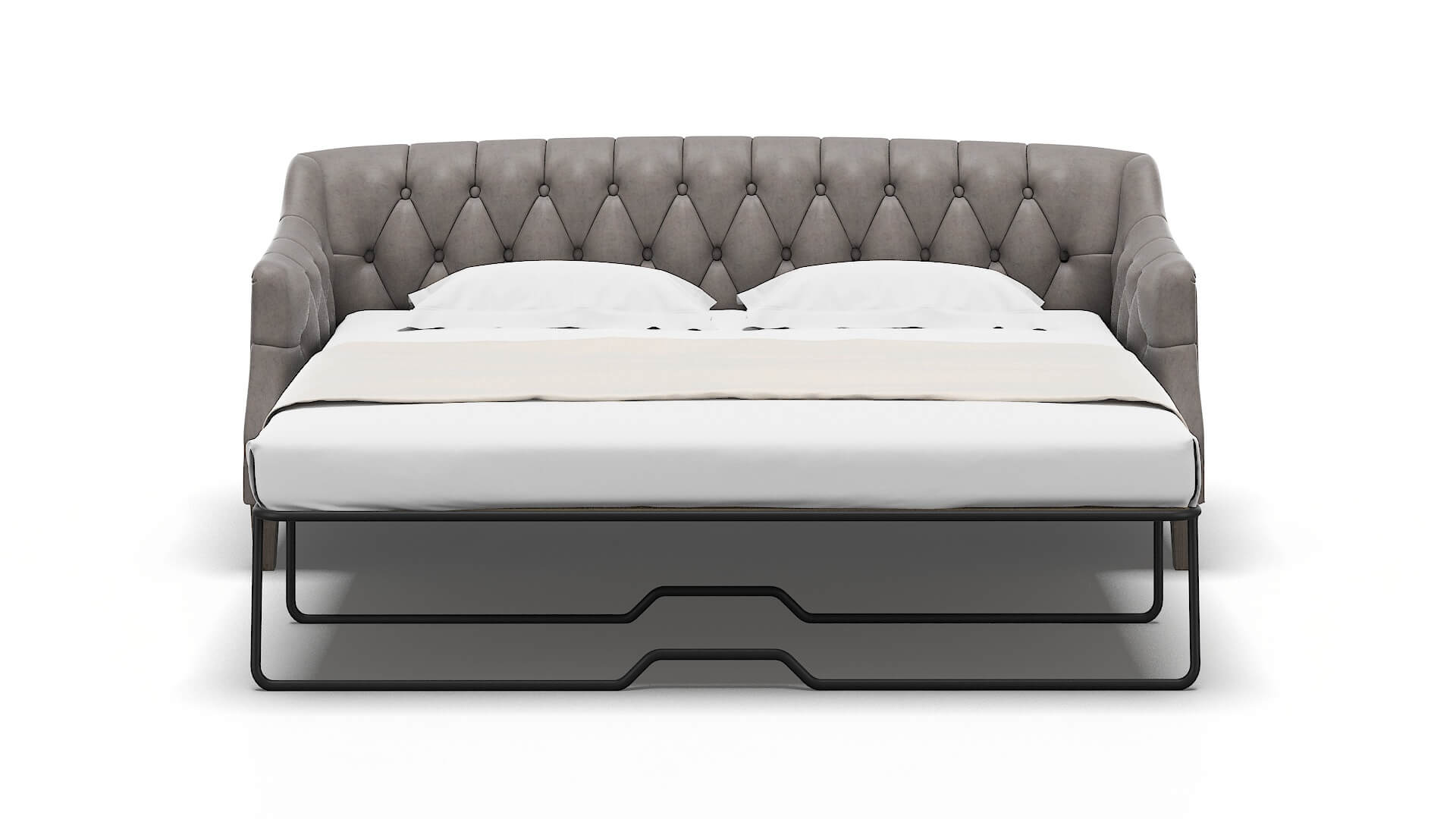 Shiraz Noble Otter Sofa Sleeper Espresso legs 1